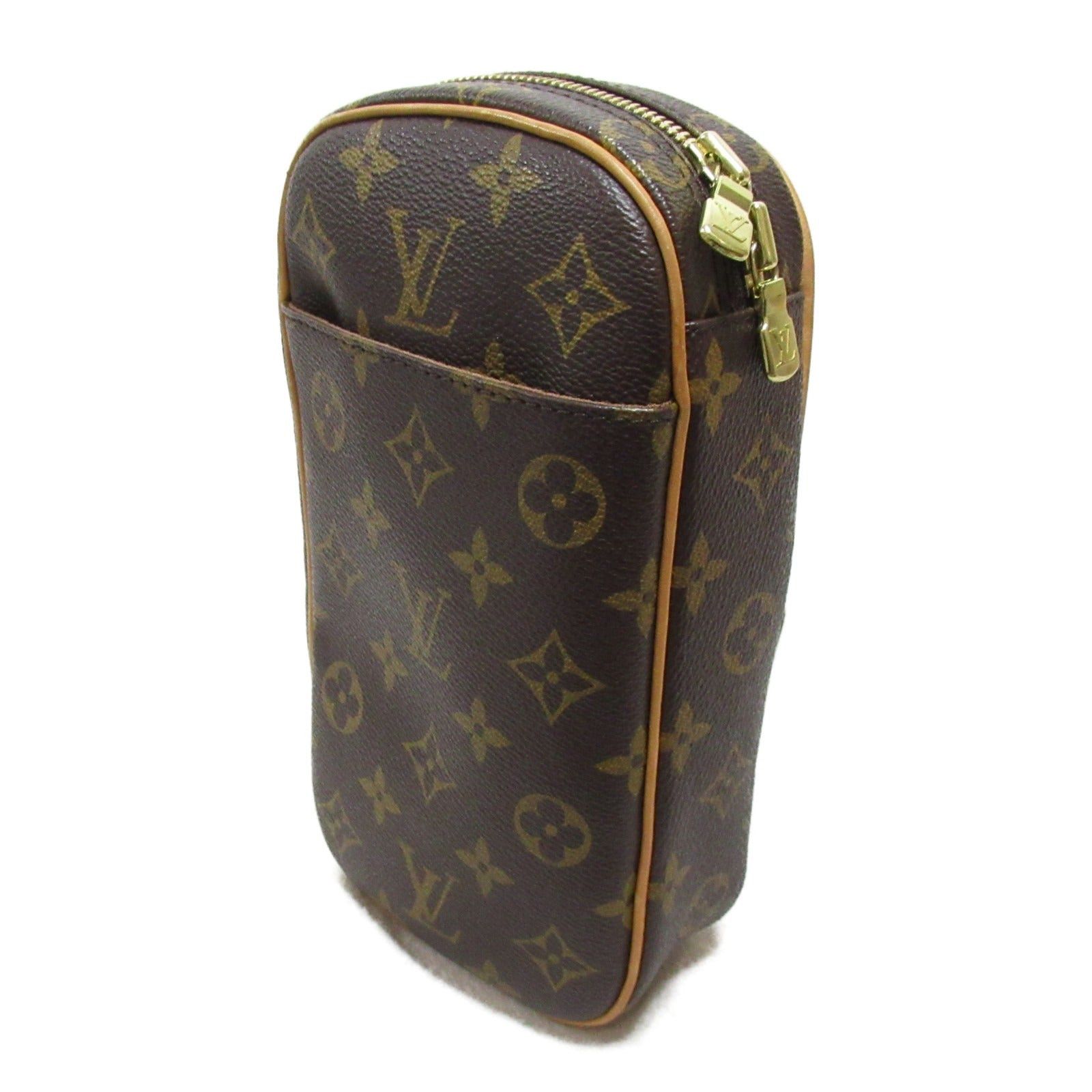 Louis Vuitton Louis Vuitton Pochette Ganju Waist Bag Body Coated Canvas Monogram Brown Size ONE SIZE - 3 Thumbnail