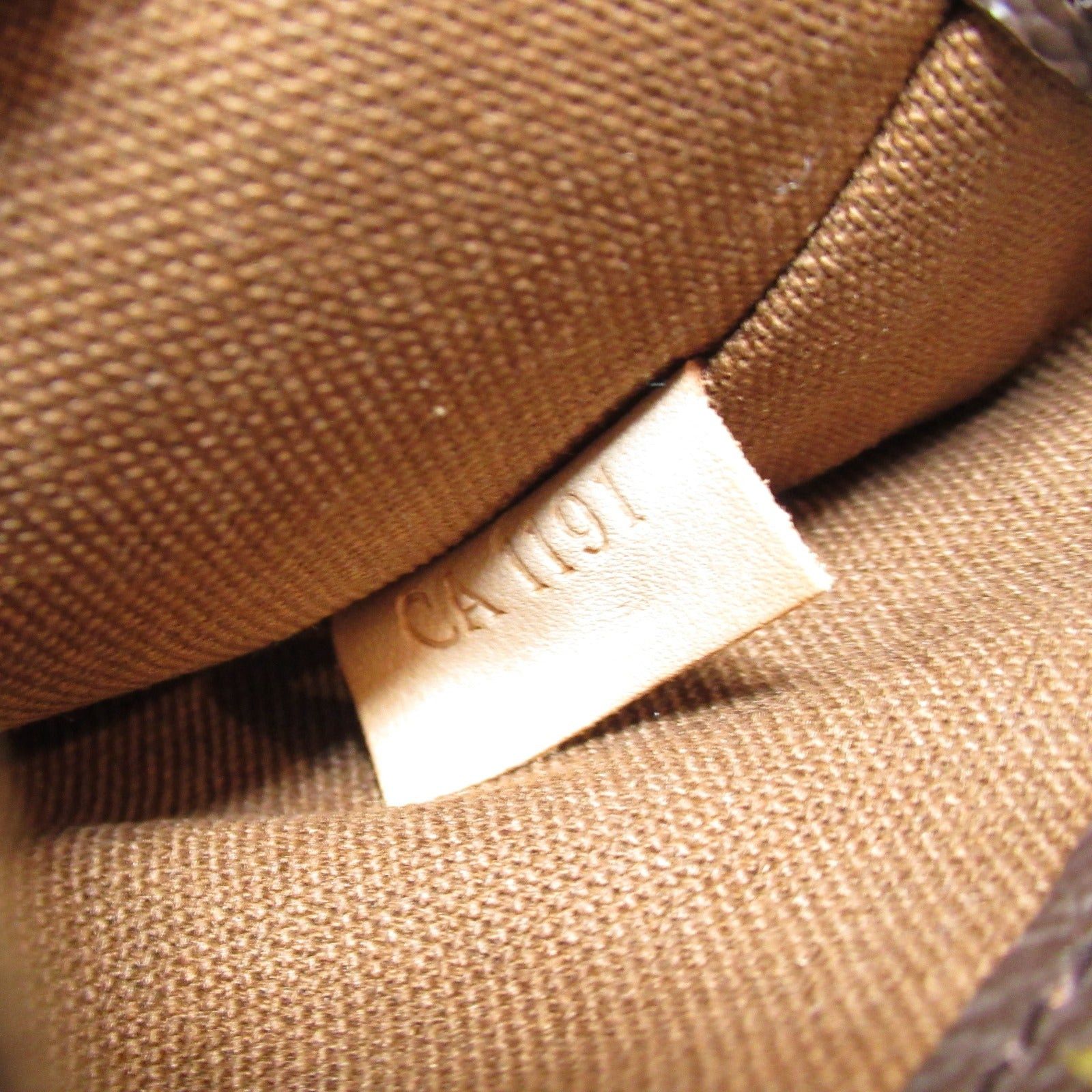 Louis Vuitton Louis Vuitton Pochette Ganju Waist Bag Body Coated Canvas Monogram Brown Size ONE SIZE - 7 Thumbnail