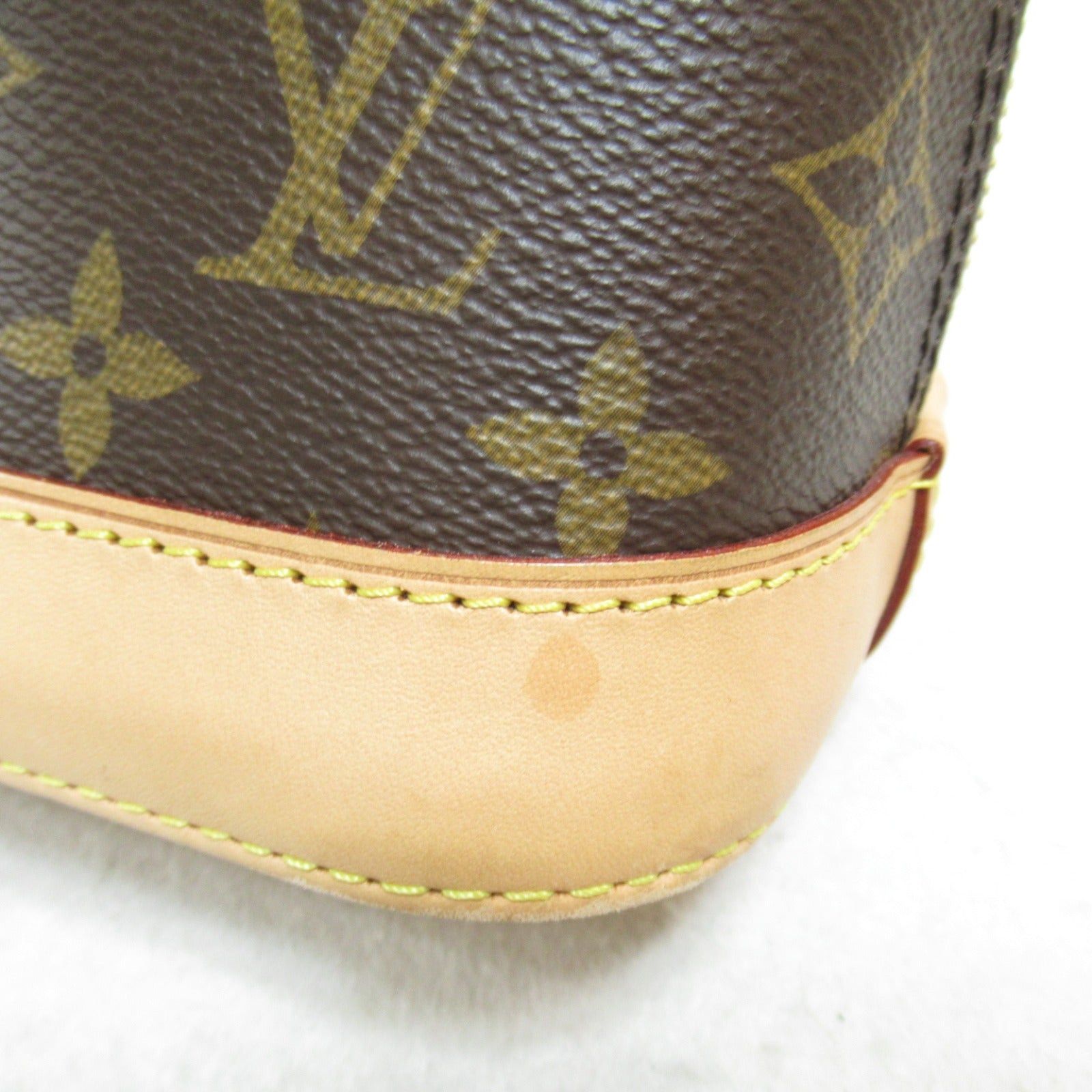 Louis Vuitton Louis Vuitton Alma Bb Shoulder Bag Coated Canvas Monogram Brown Size ONE SIZE - 9 Thumbnail