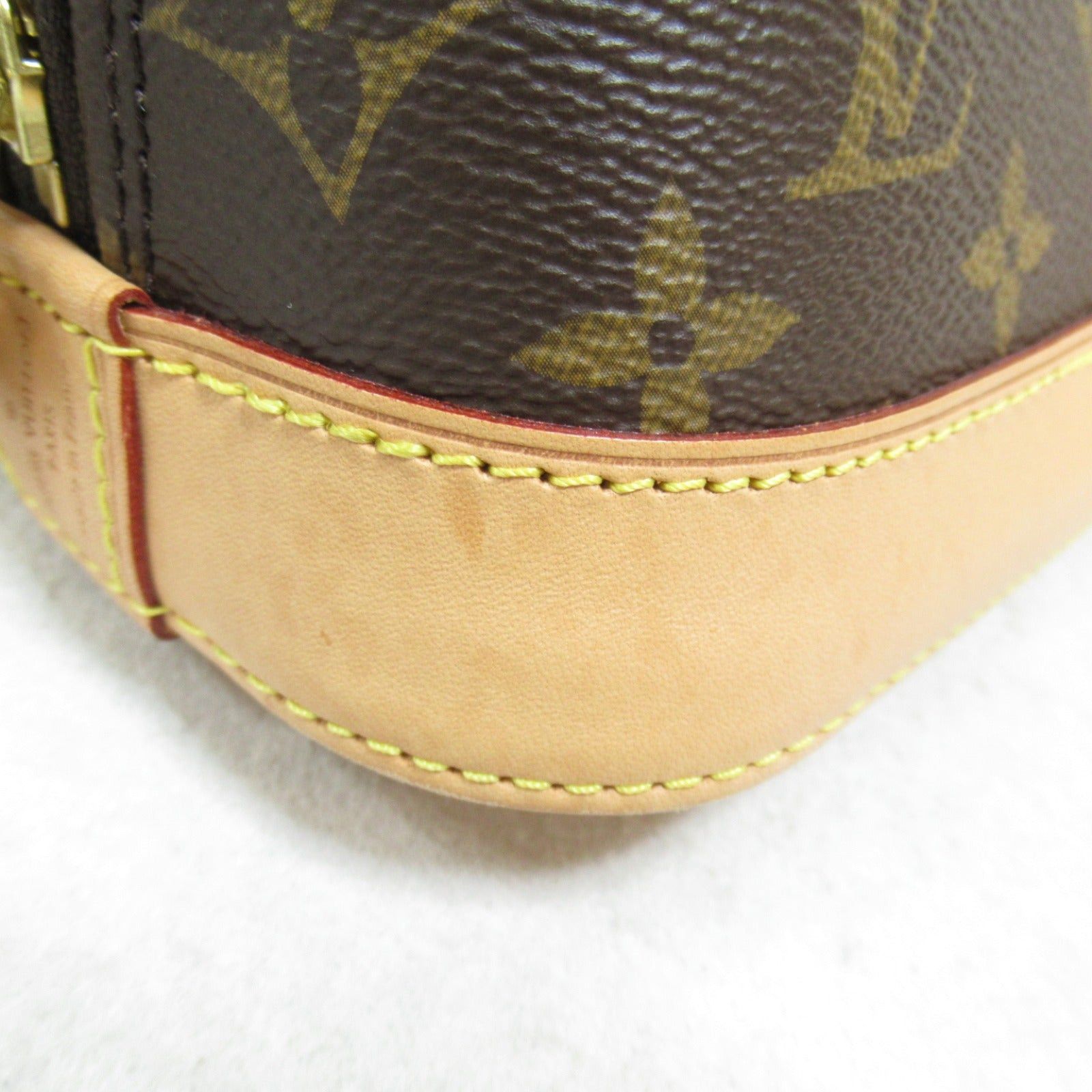 Louis Vuitton Louis Vuitton Alma Bb Shoulder Bag Coated Canvas Monogram Brown Size ONE SIZE - 10 Thumbnail