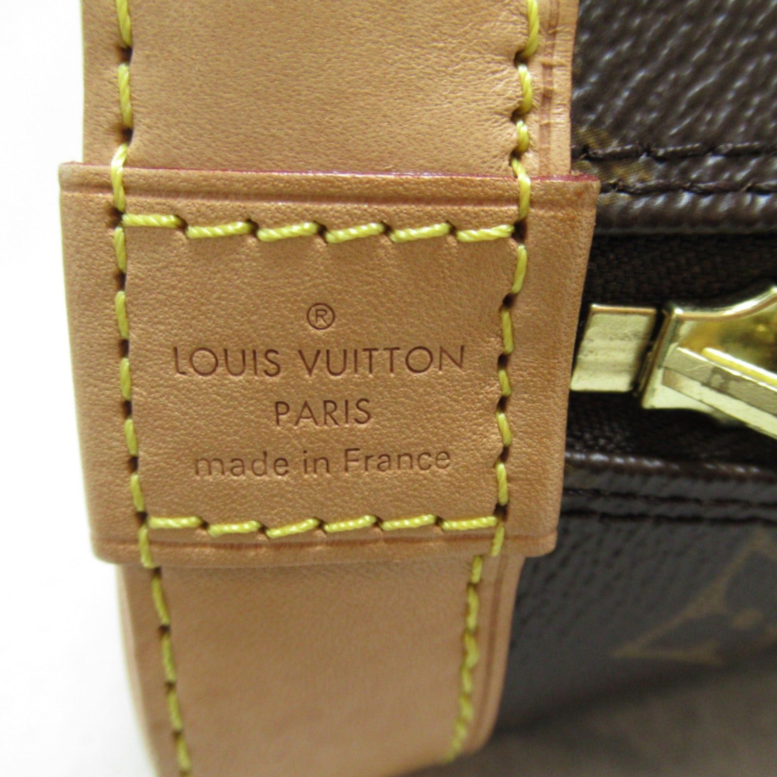 Louis Vuitton Louis Vuitton Alma Bb Shoulder Bag Coated Canvas Monogram Brown Size ONE SIZE - 6 Thumbnail