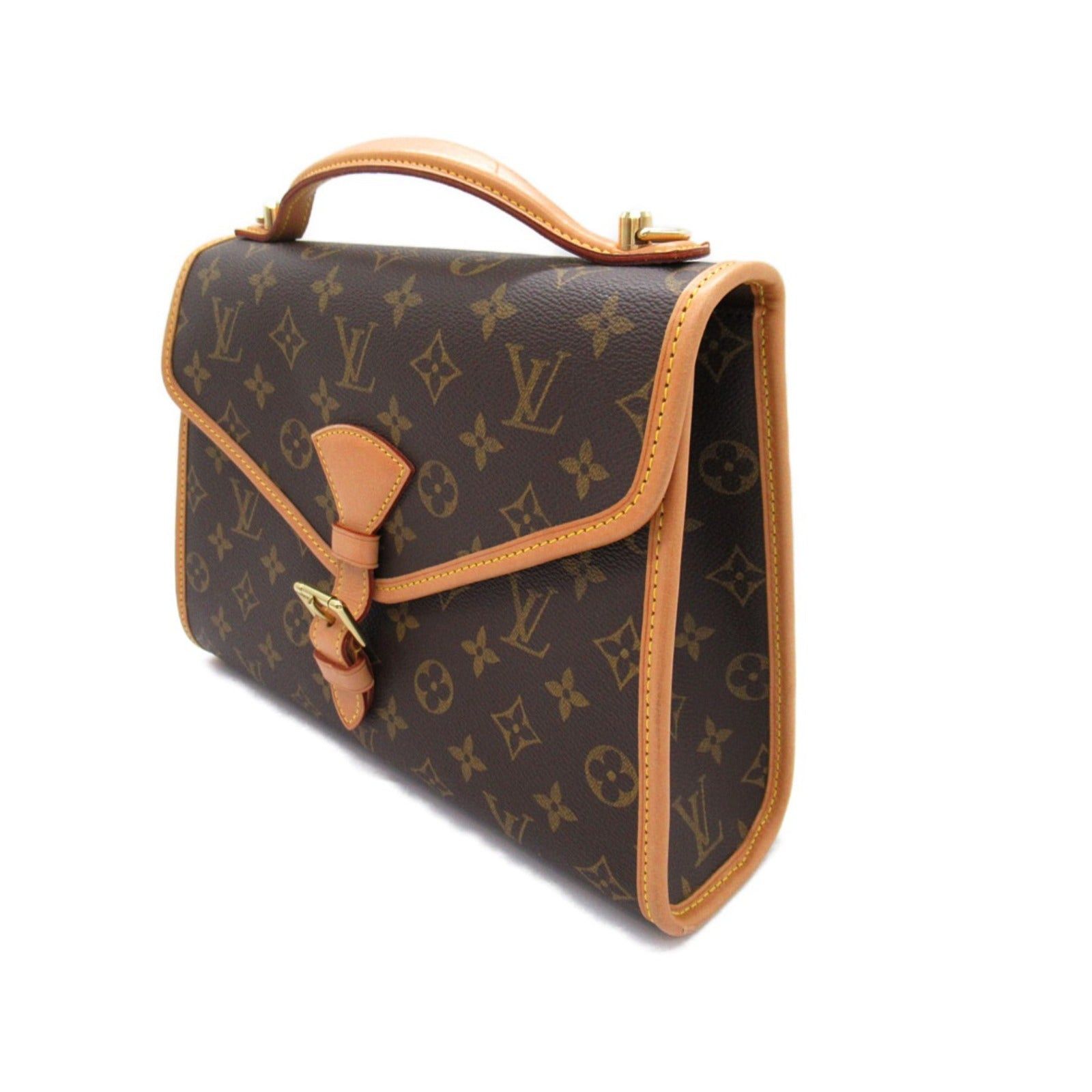 Louis Vuitton Louis Vuitton Bel Air Shoulder Bag Coated Canvas Monogram Brown Size ONE SIZE - 3 Thumbnail
