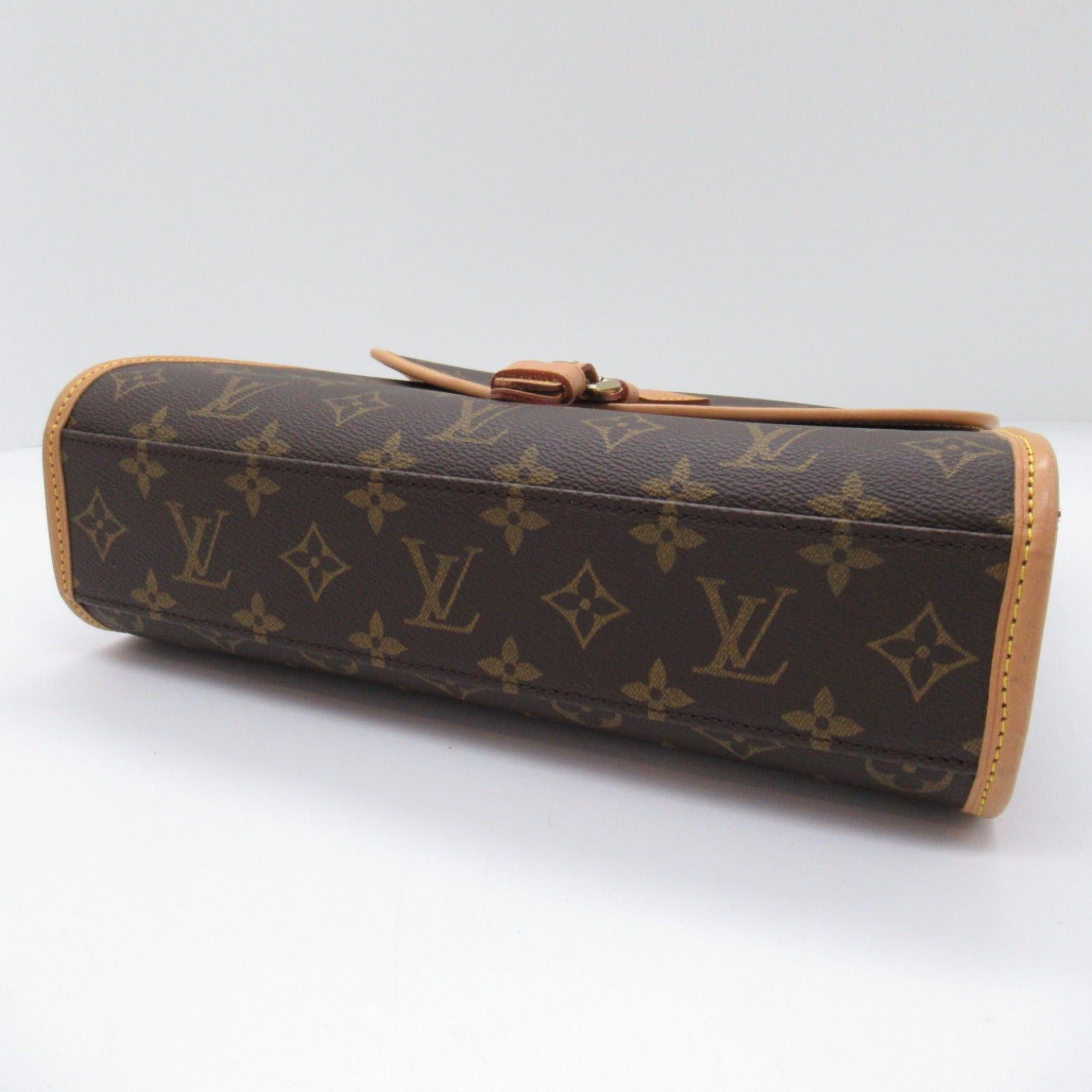 Louis Vuitton Louis Vuitton Bel Air Shoulder Bag Coated Canvas Monogram Brown Size ONE SIZE - 4 Thumbnail