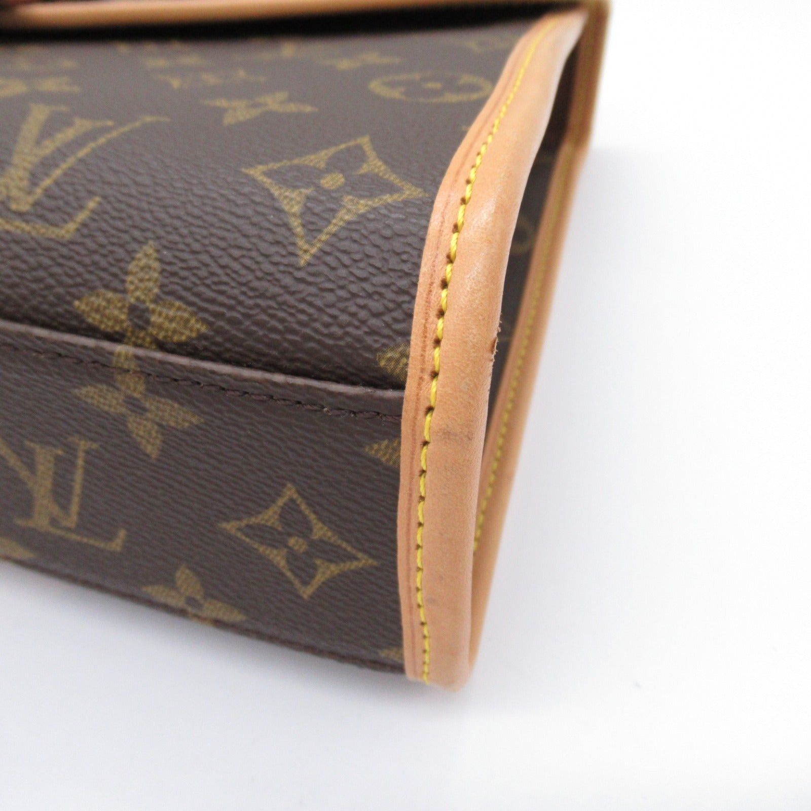Louis Vuitton Louis Vuitton Bel Air Shoulder Bag Coated Canvas Monogram Brown Size ONE SIZE - 9 Thumbnail