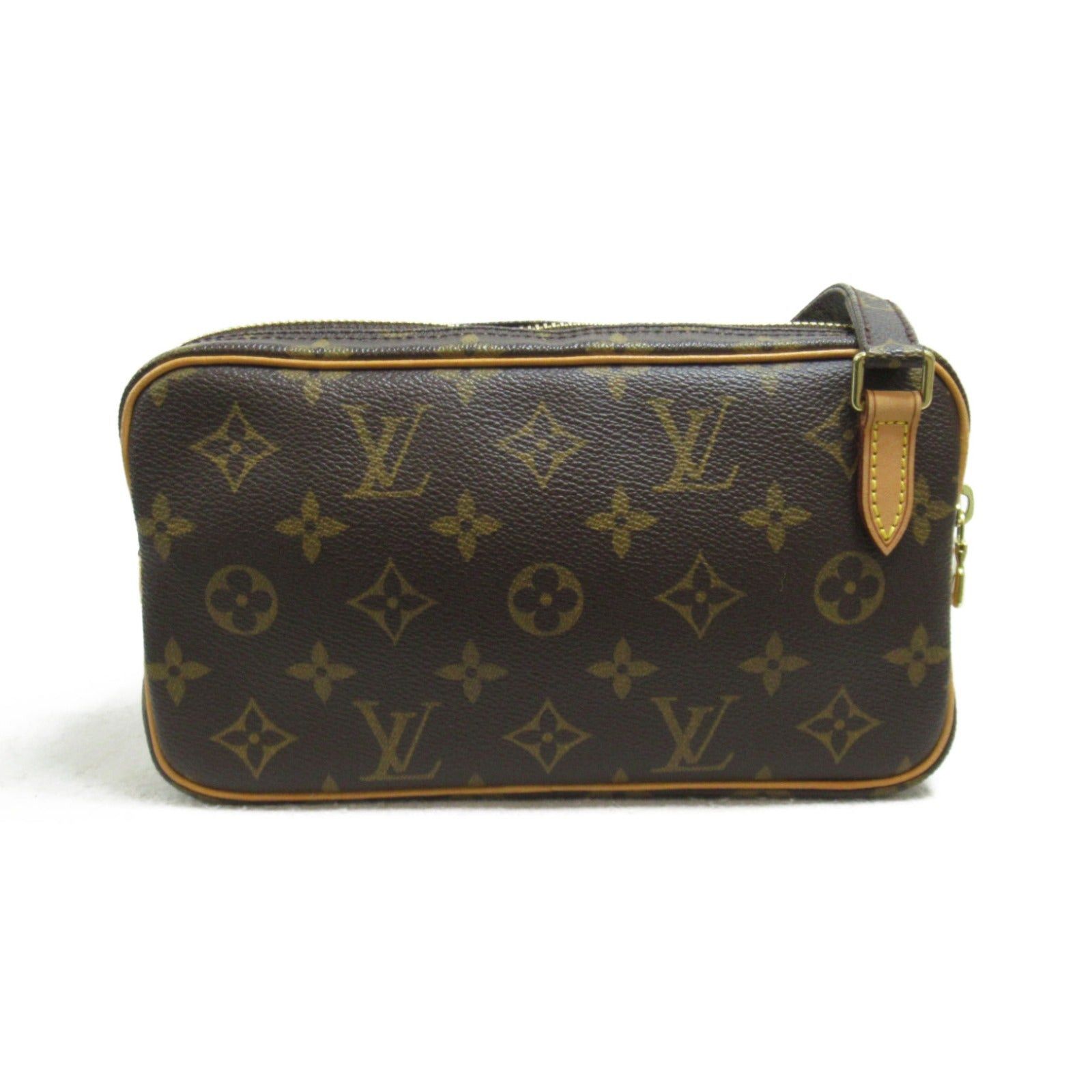 Louis Vuitton Louis Vuitton Pochette Marly Shoulder Bag Coated Canvas Monogram Brown Size ONE SIZE - 2 Thumbnail