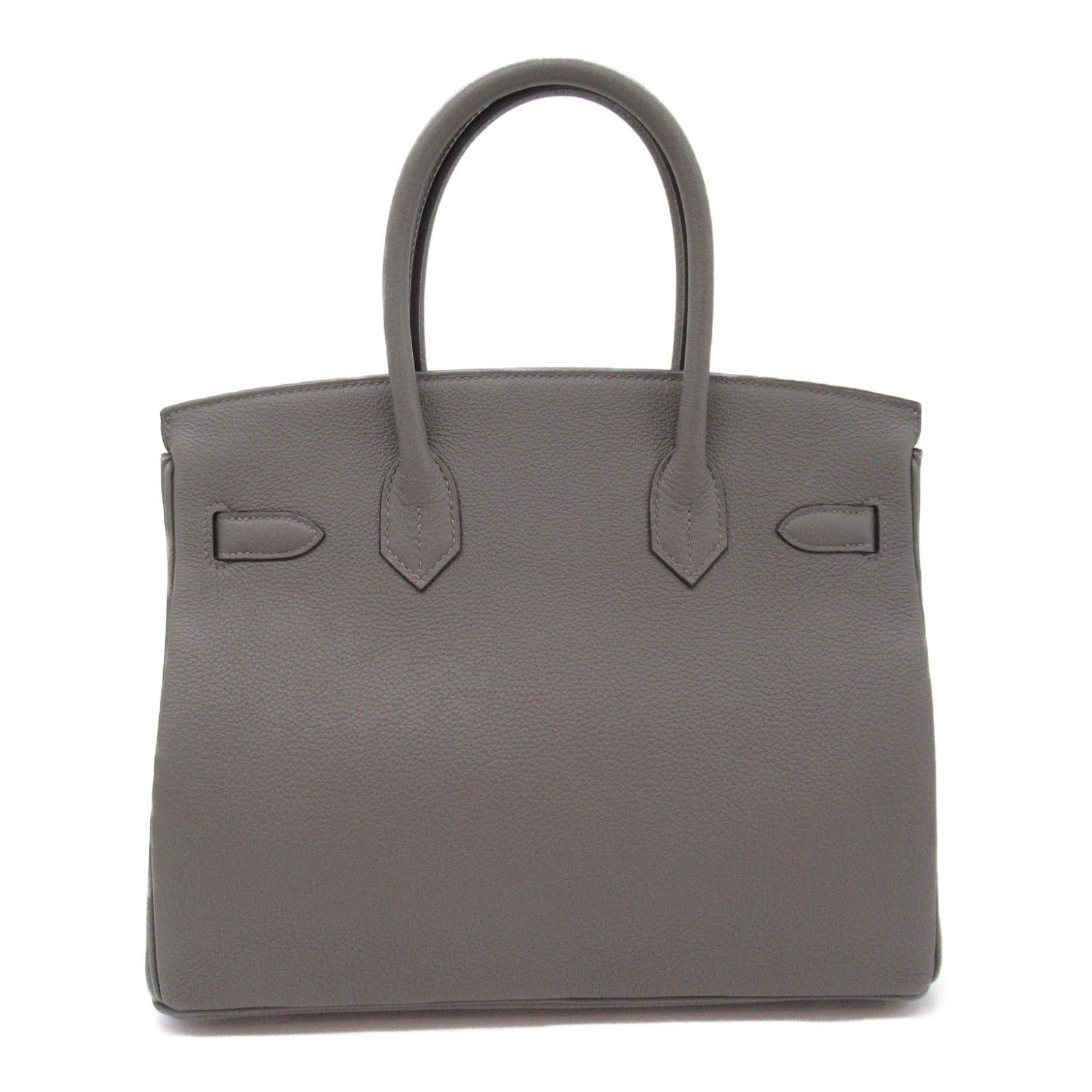 Hermes Hermes Birkin 30 Grimeyer Handbag Leather Togo Gray Silver Hardware B Stamp Size ONE SIZE - 2 Thumbnail
