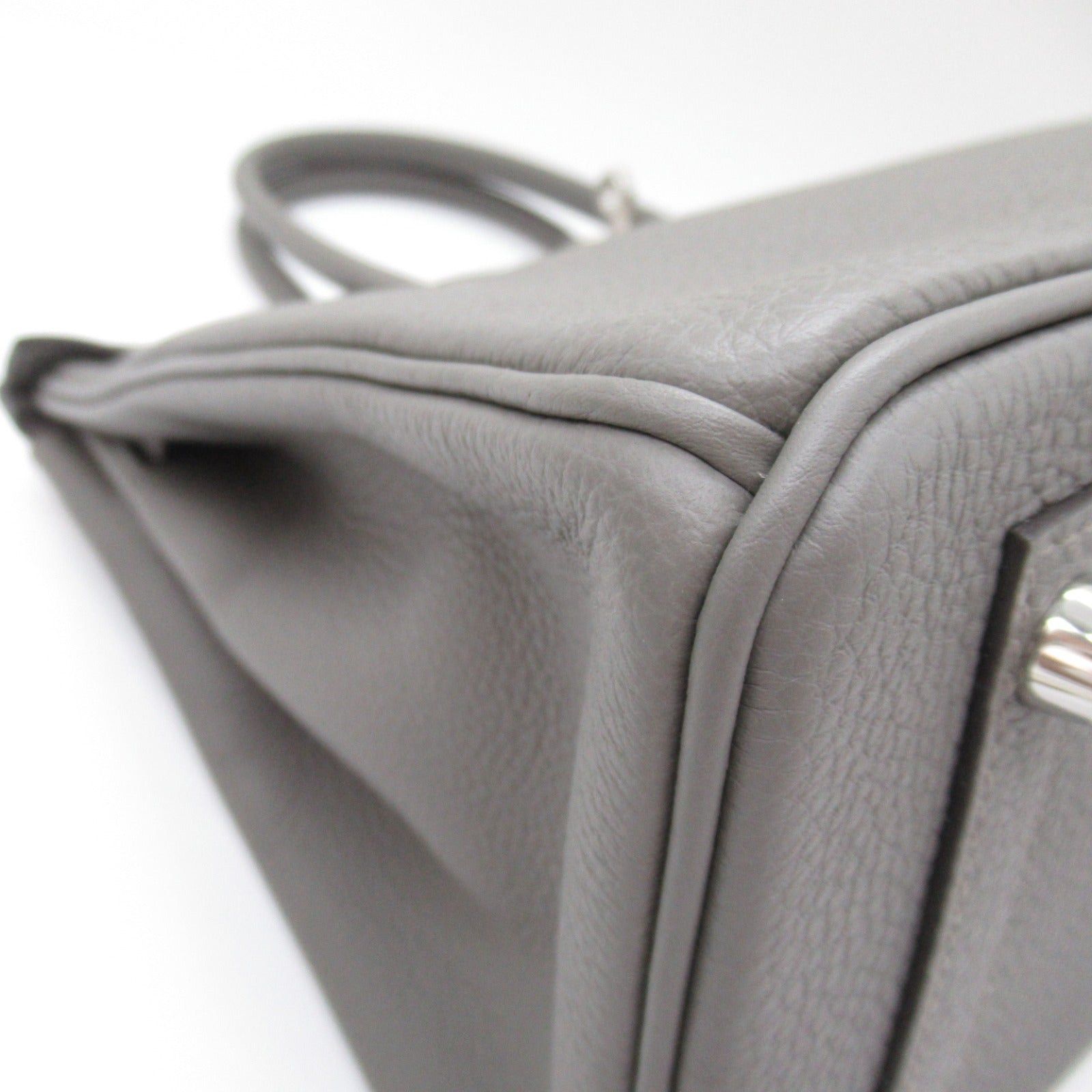 Hermes Hermes Birkin 30 Grimeyer Handbag Leather Togo Gray Silver Hardware B Stamp Size ONE SIZE - 10 Thumbnail