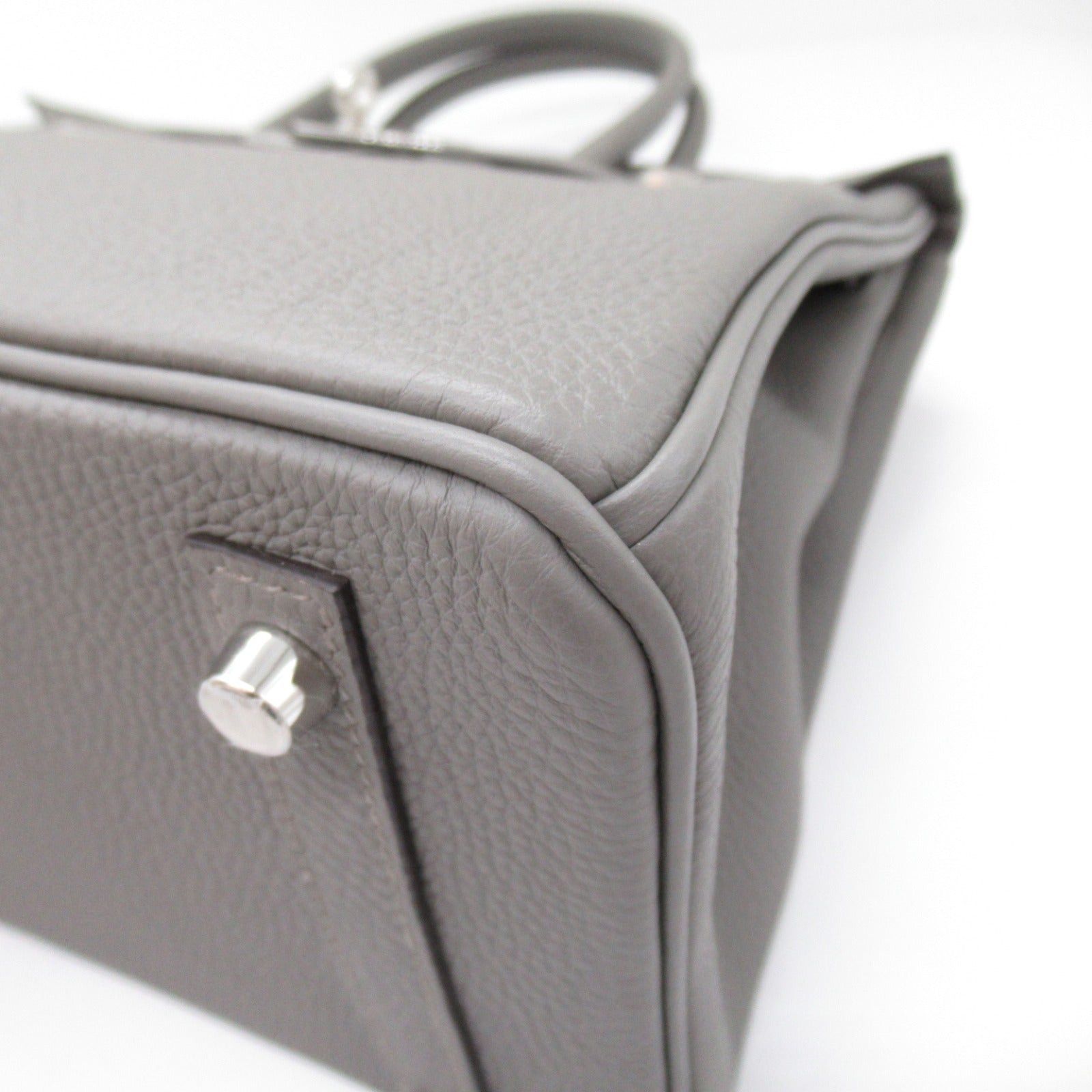 Hermes Hermes Birkin 30 Grimeyer Handbag Leather Togo Gray Silver Hardware B Stamp Size ONE SIZE - 9 Thumbnail