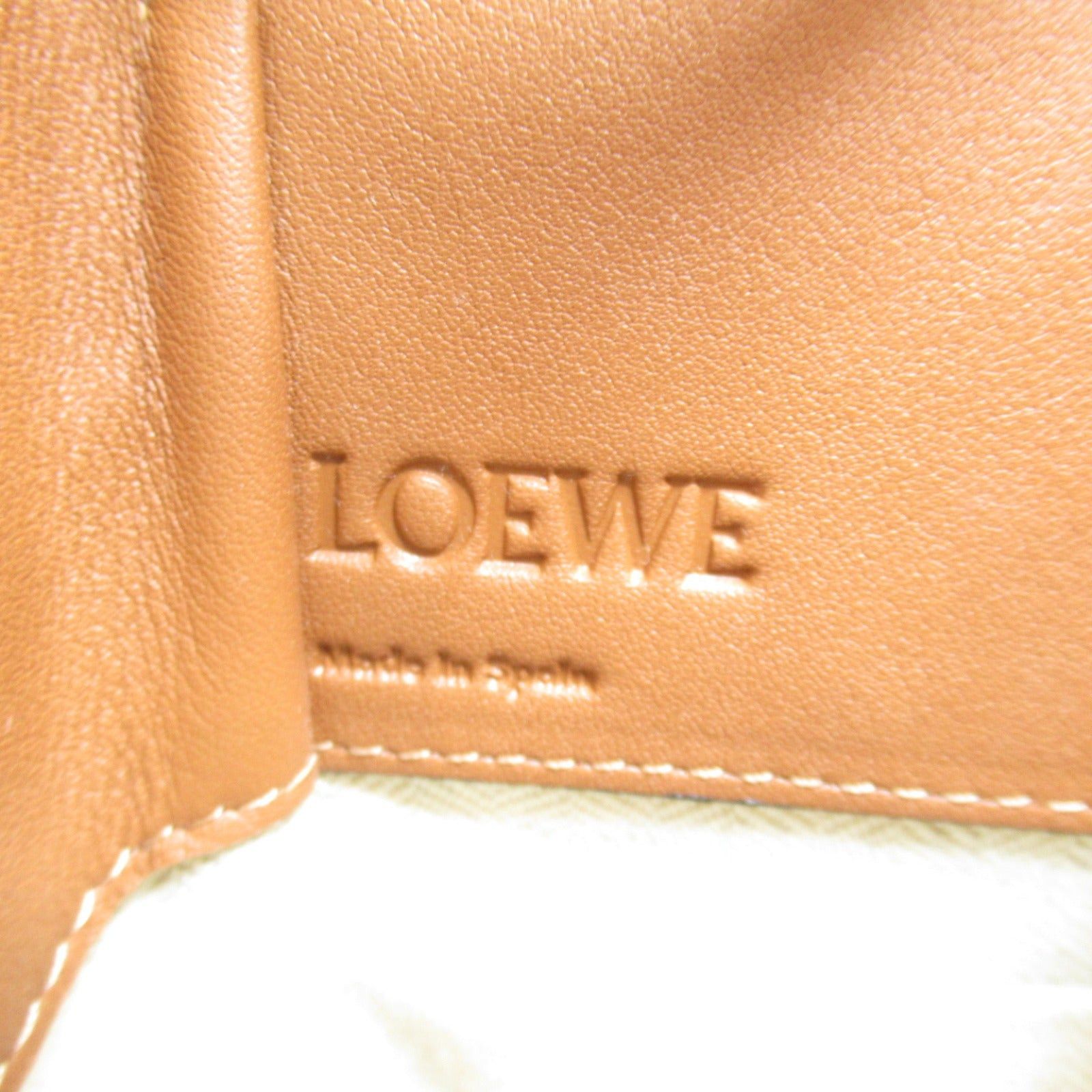 Loewe Loewe Hammock Drawstring Bag Mini Shoulder Calfskin (Cowhide) Classic Calf Brown Tongue Size ONE SIZE - 6 Thumbnail