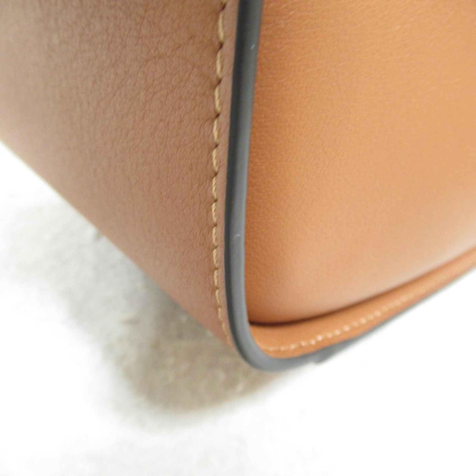 Loewe Loewe Hammock Drawstring Bag Mini Shoulder Calfskin (Cowhide) Classic Calf Brown Tongue Size ONE SIZE - 9 Thumbnail