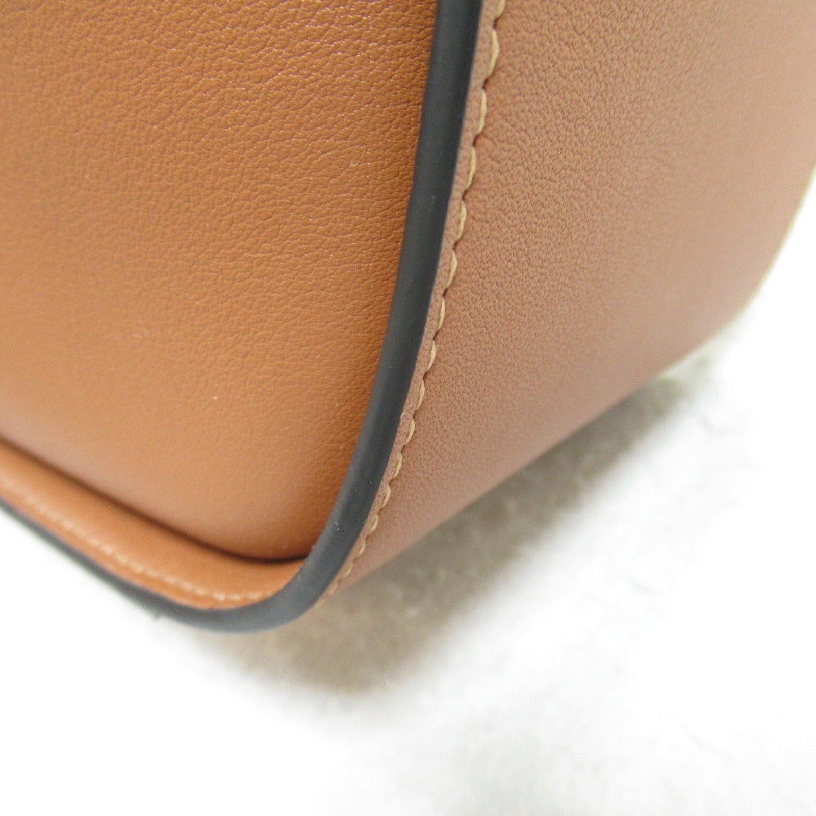 Loewe Loewe Hammock Drawstring Bag Mini Shoulder Calfskin (Cowhide) Classic Calf Brown Tongue Size ONE SIZE - 8 Thumbnail