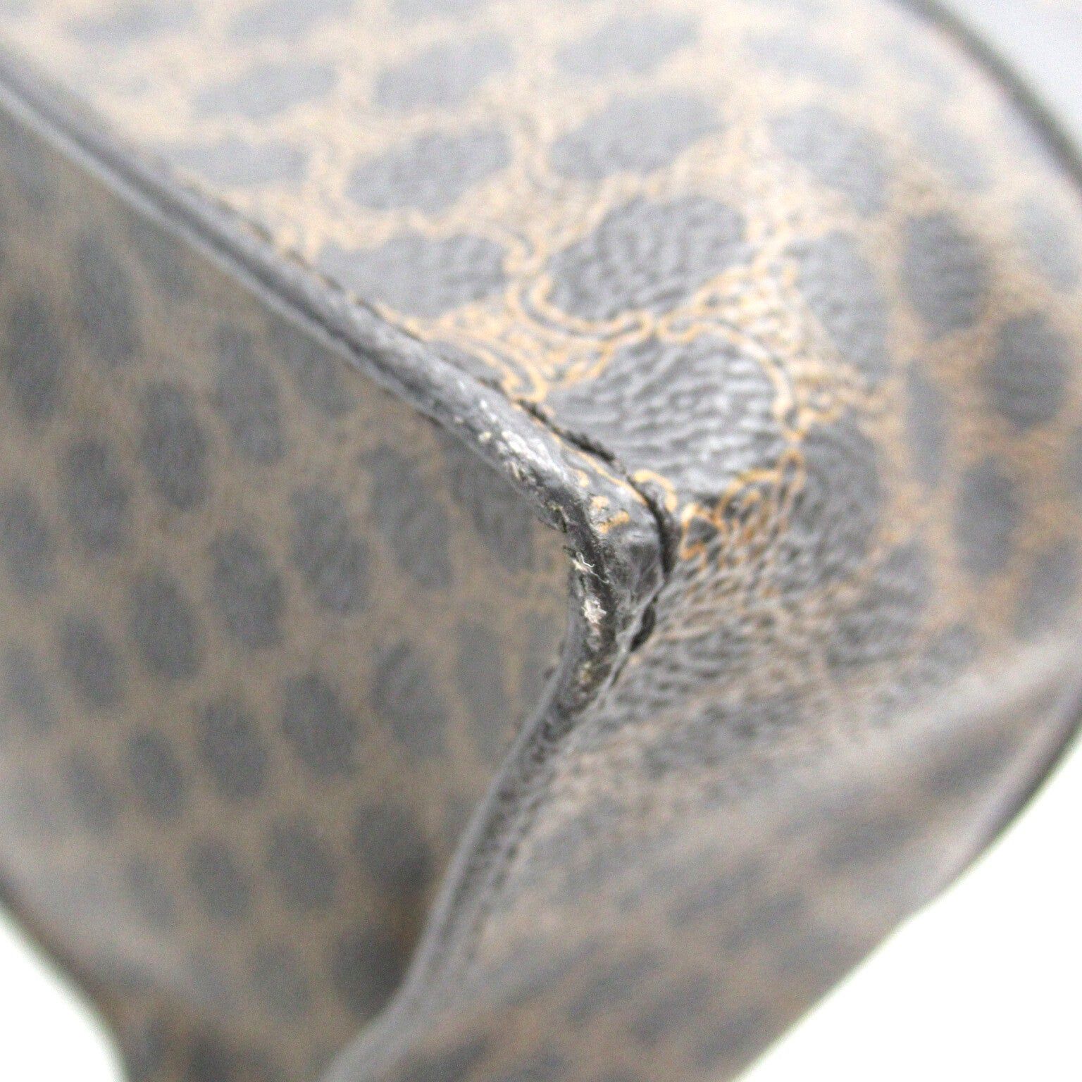 Celine Celine Shopping Bag Handbag Tote Coated Canvas Black Brown Size ONE SIZE - 15 Thumbnail