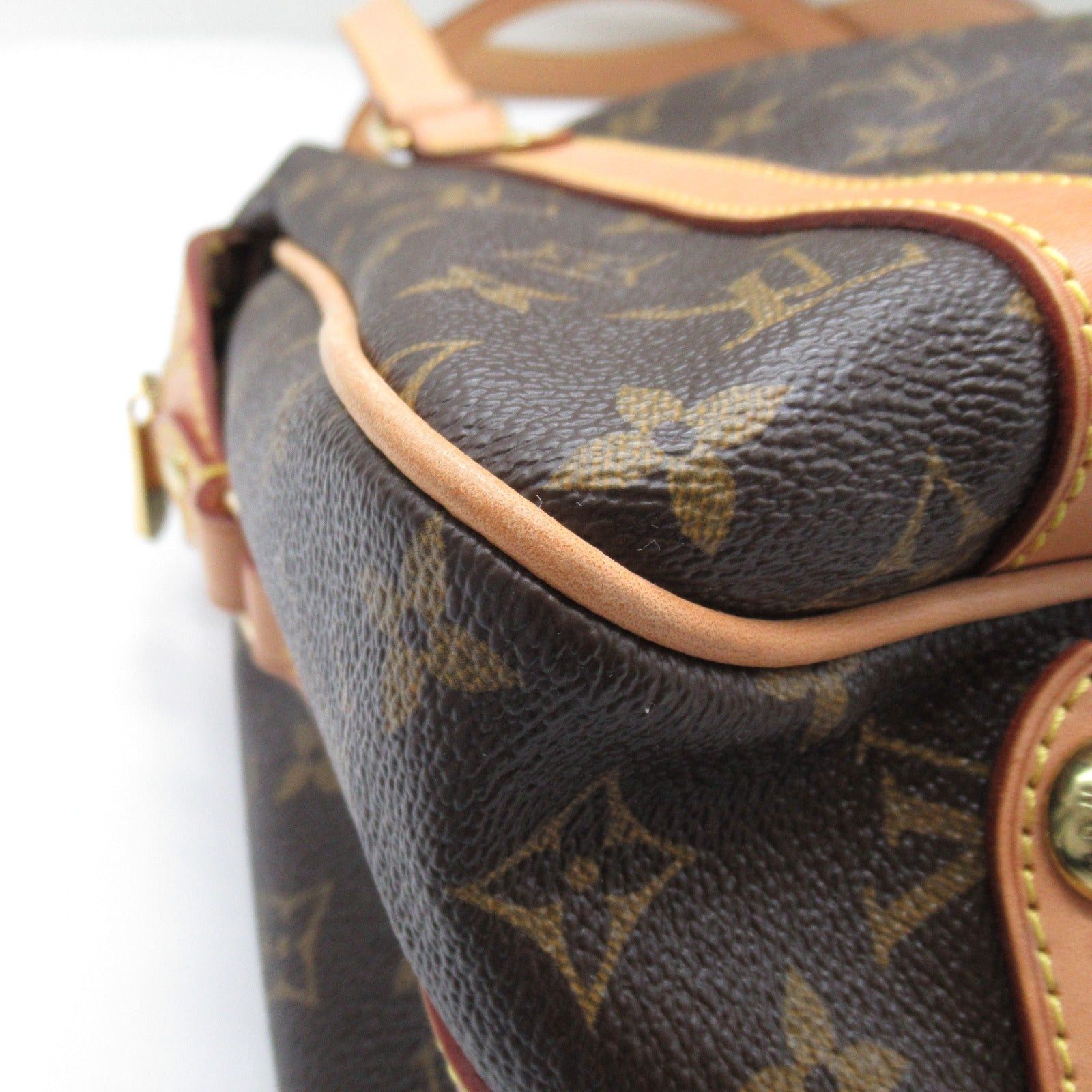 Louis Vuitton Louis Vuitton Stresa Pm Shoulder Bag Coated Canvas Monogram Brown Size ONE SIZE - 10 Thumbnail