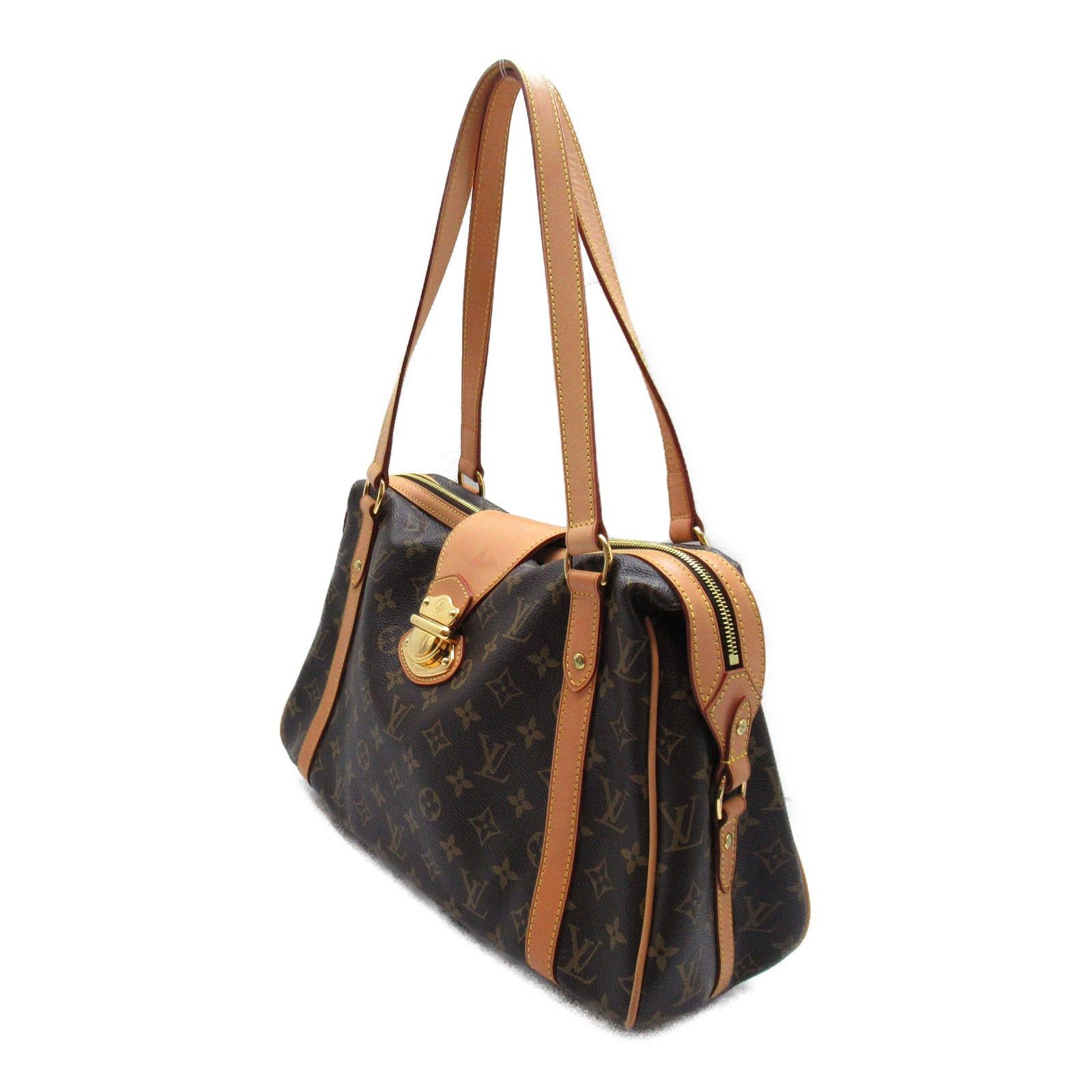 Louis Vuitton Louis Vuitton Stresa Pm Shoulder Bag Coated Canvas Monogram Brown Size ONE SIZE - 3 Thumbnail