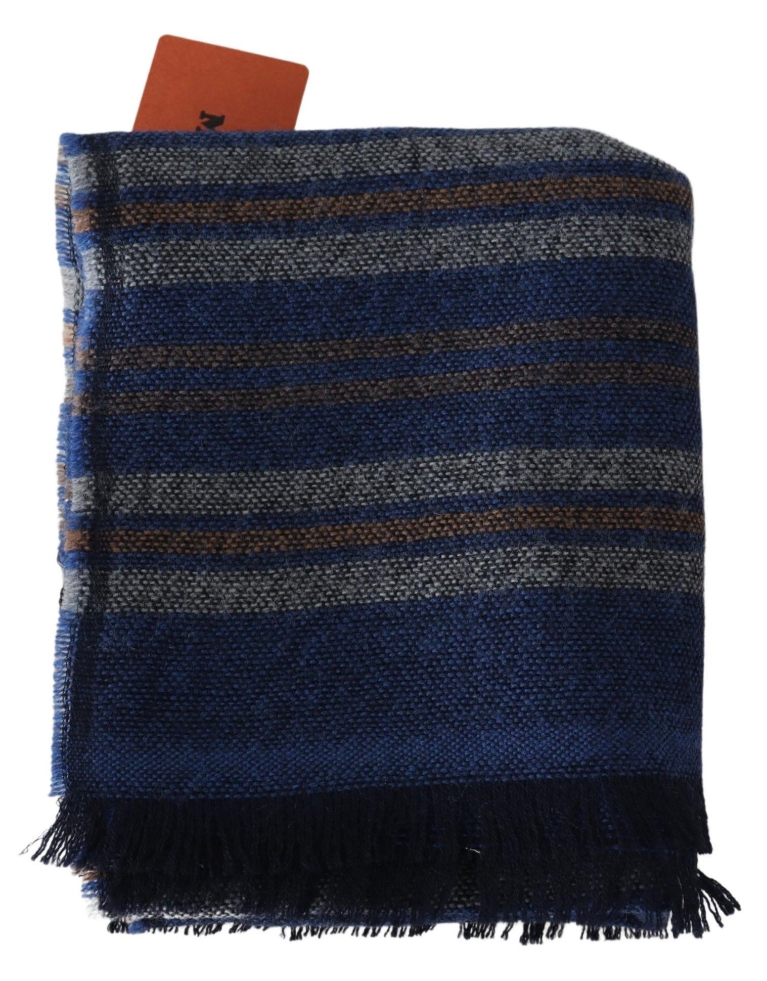 Missoni Chic Multicolor Wool Scarf Unisex Fringed Men's Design Size ONE SIZE - 3 Thumbnail