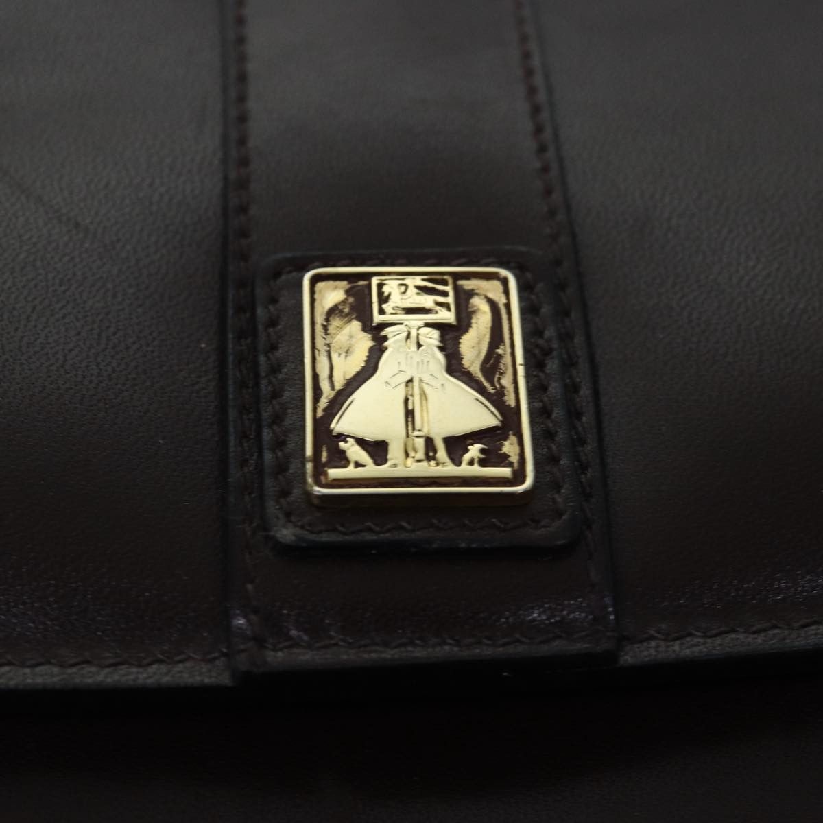 Burberry - Brown Leather Handbag (Pre-Owned) Size ONE SIZE - 7 Thumbnail