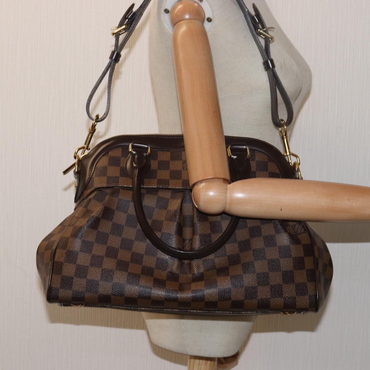 Louis Vuitton Trevi Brown Canvas Handbag (Pre-Owned) Size ONE SIZE - 7 Thumbnail