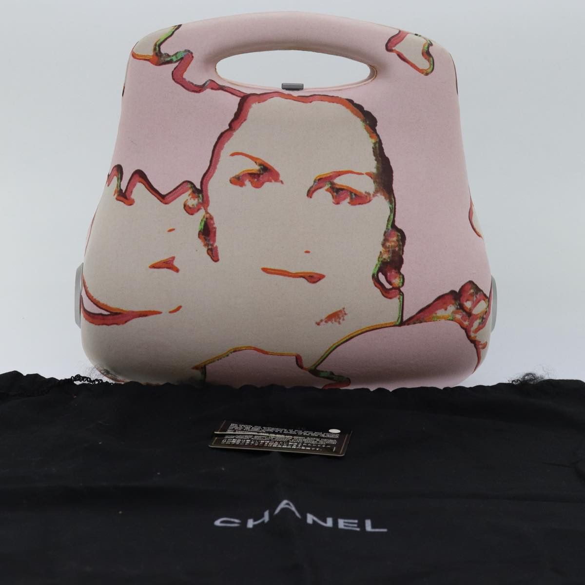 Chanel Millenium Pink Canvas Handbag (Pre-Owned) Size ONE SIZE - 9 Thumbnail