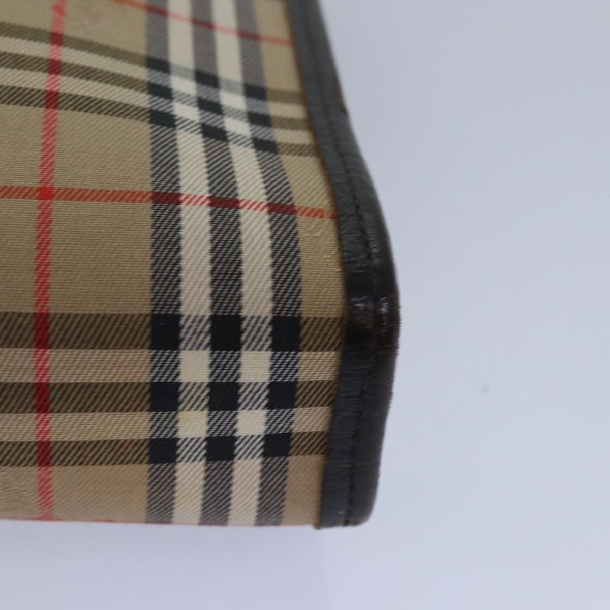 Burberry Nova Check Beige Canvas Clutch Bag (Pre-Owned) Size ONE SIZE - 10 Thumbnail