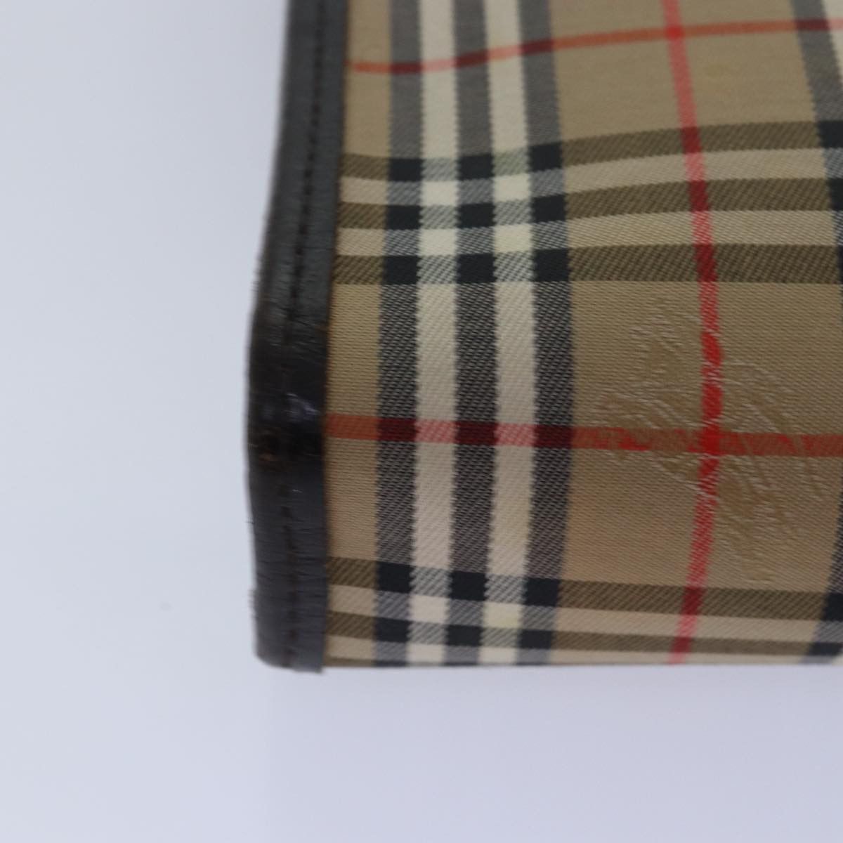 Burberry Nova Check Beige Canvas Clutch Bag (Pre-Owned) Size ONE SIZE - 11 Thumbnail