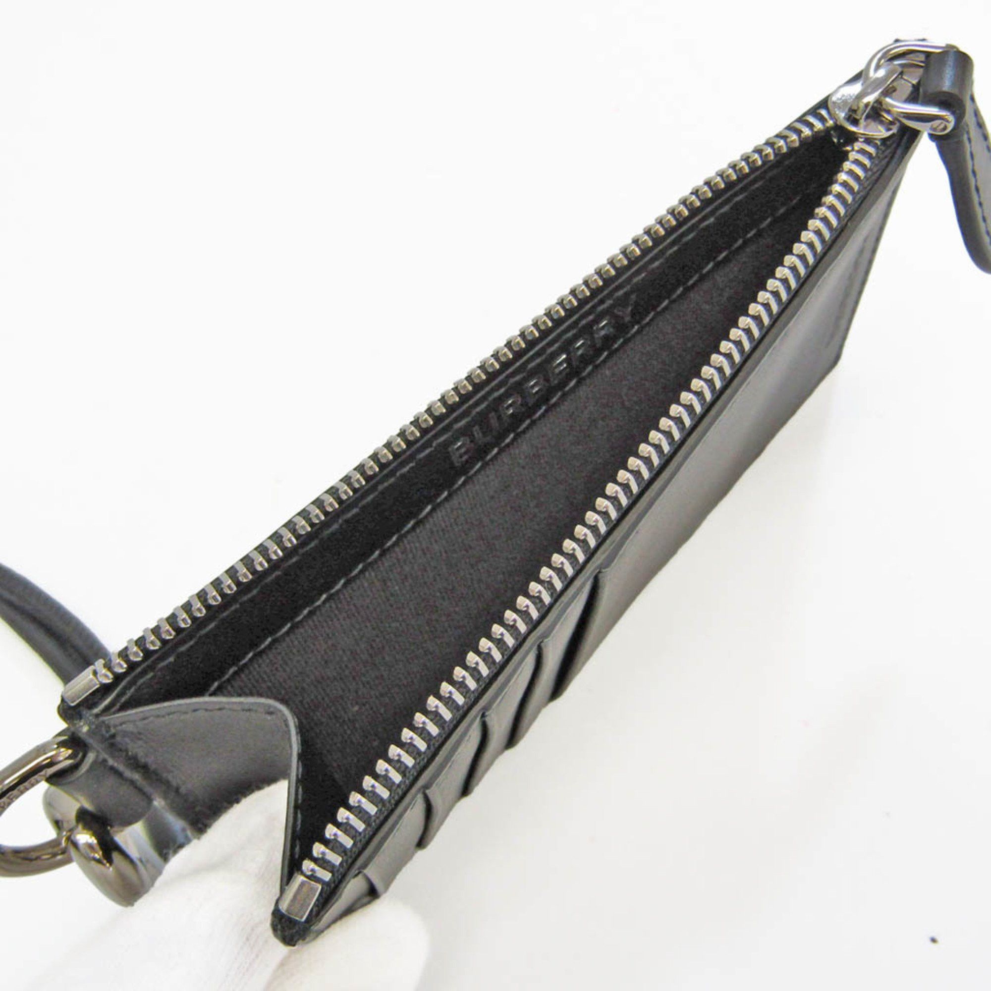 Burberry Black Leather Wallet (Pre-Owned) Size ONE SIZE - 4 Thumbnail