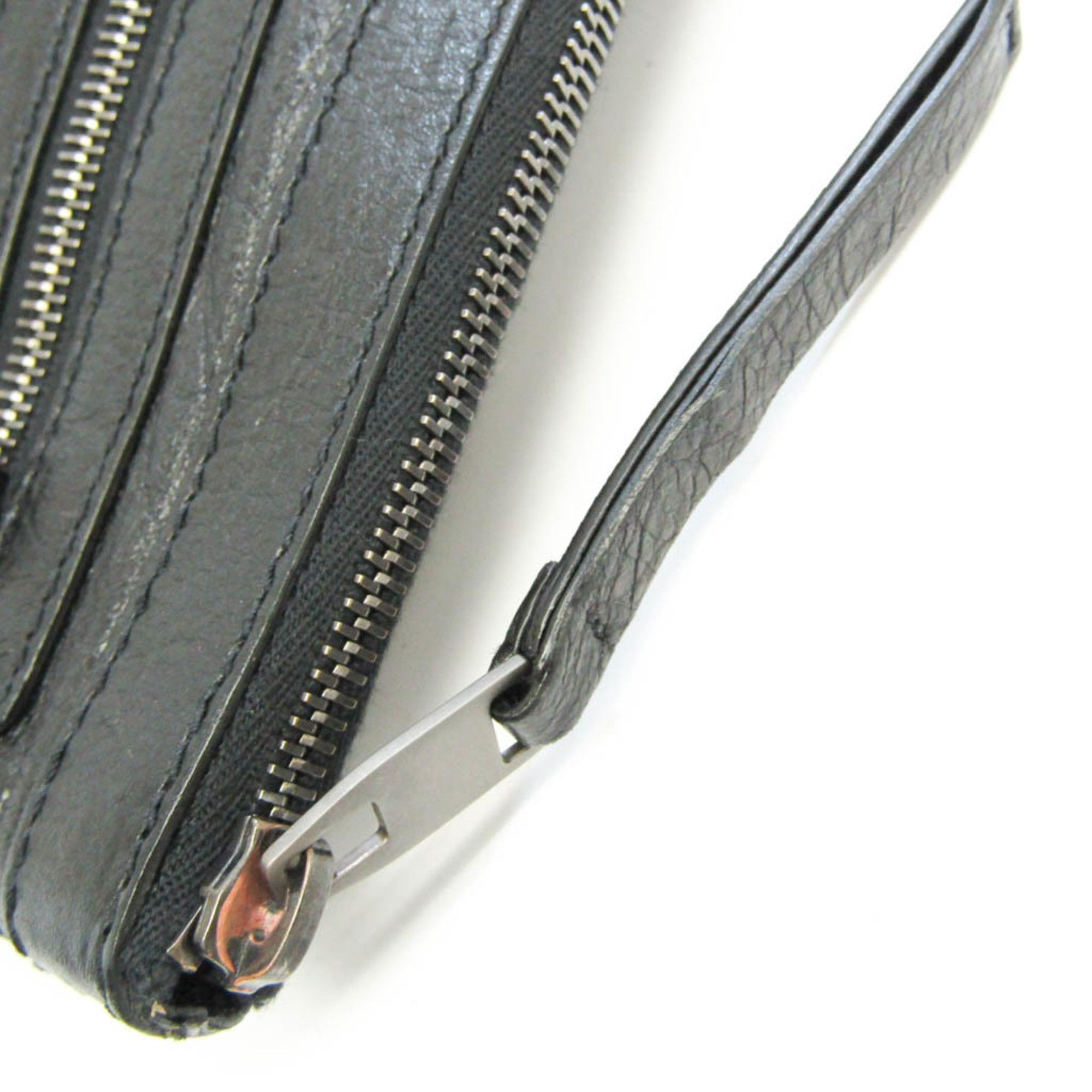 Balenciaga Clip Black Leather Clutch Bag (Pre-Owned) Size ONE SIZE - 4 Thumbnail