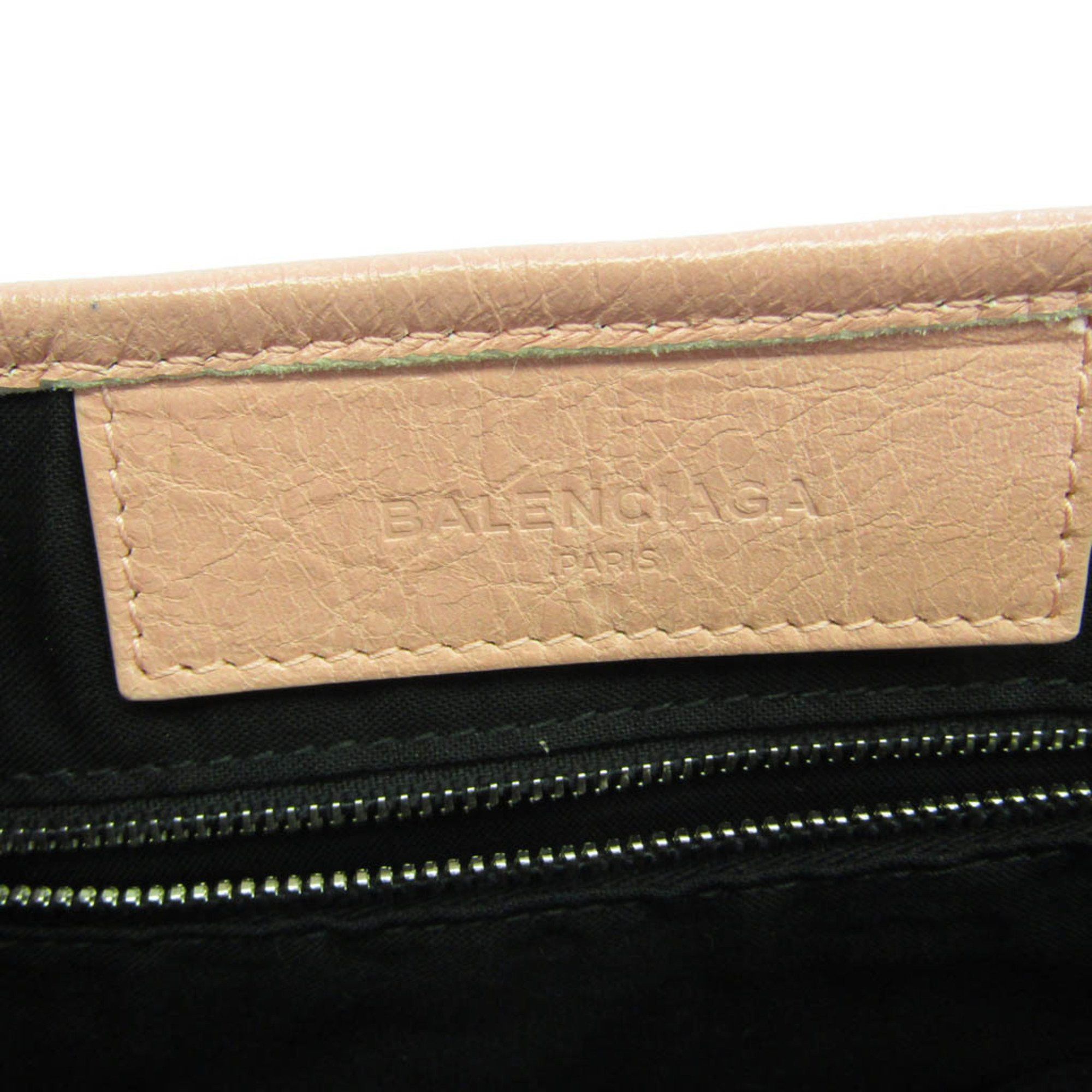 Balenciaga Navy Cabas Pink Leather Shoulder Bag (Pre-Owned) Size ONE SIZE - 5 Thumbnail