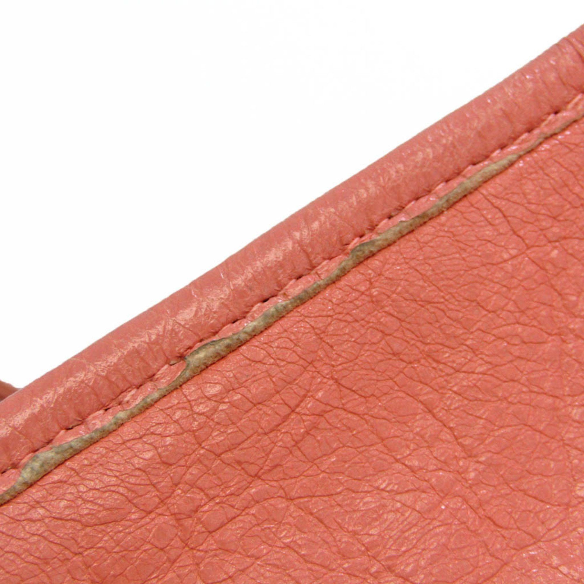 Balenciaga Navy Cabas Pink Leather Shoulder Bag (Pre-Owned) Size ONE SIZE - 10 Thumbnail