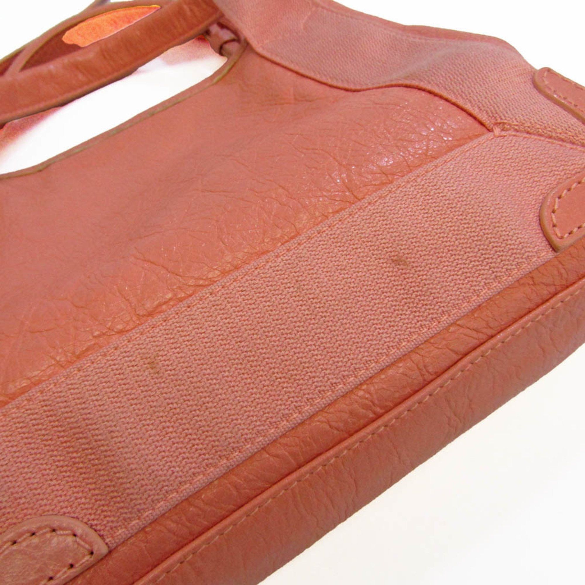 Balenciaga Navy Cabas Pink Leather Shoulder Bag (Pre-Owned) Size ONE SIZE - 9 Thumbnail