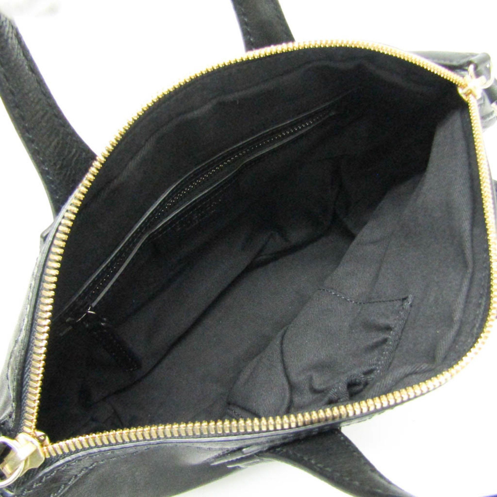 Givenchy Nightingale Black Leather Handbag (Pre-Owned) Size ONE SIZE - 4 Thumbnail