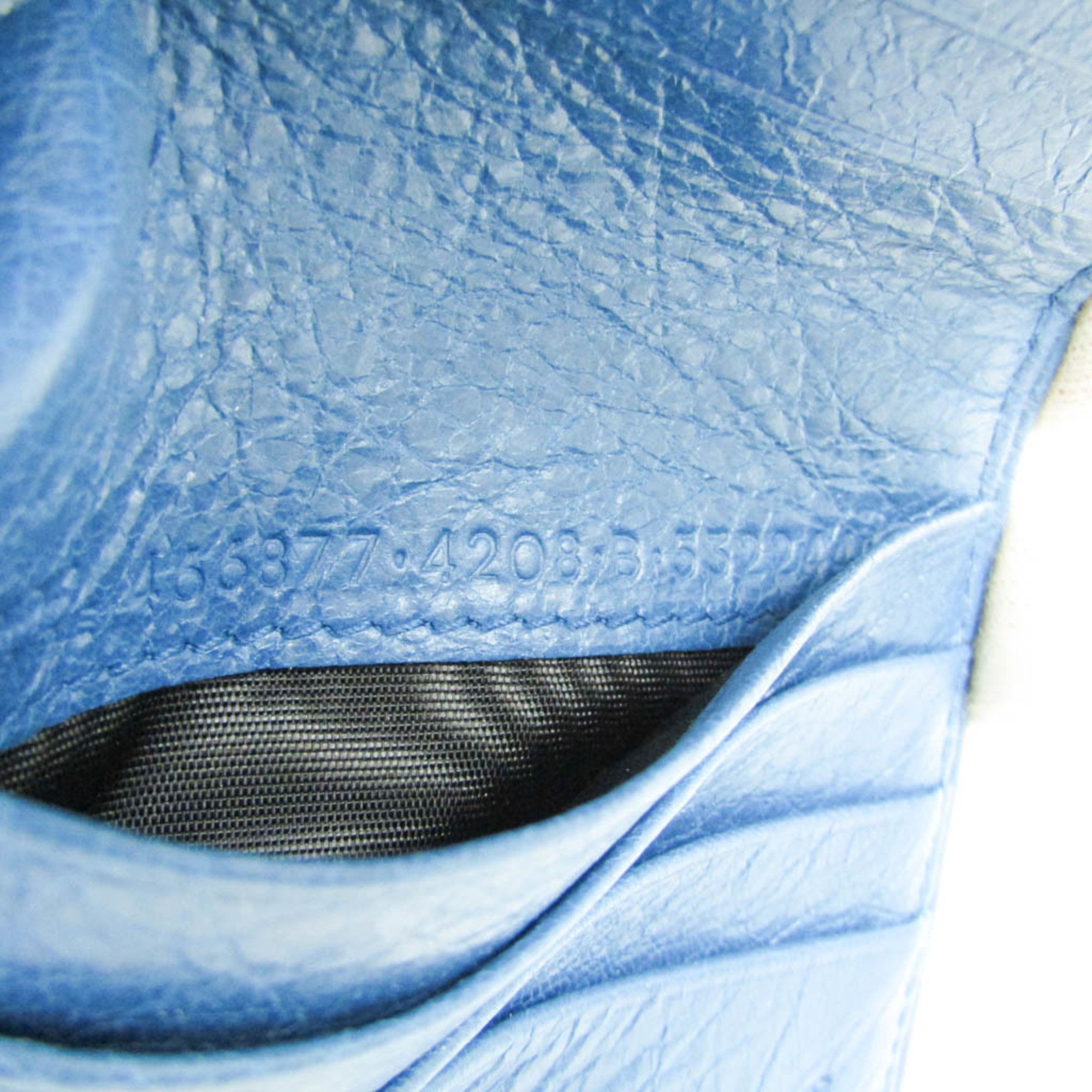 Balenciaga Blue Leather Wallet (Pre-Owned) Size ONE SIZE - 5 Thumbnail