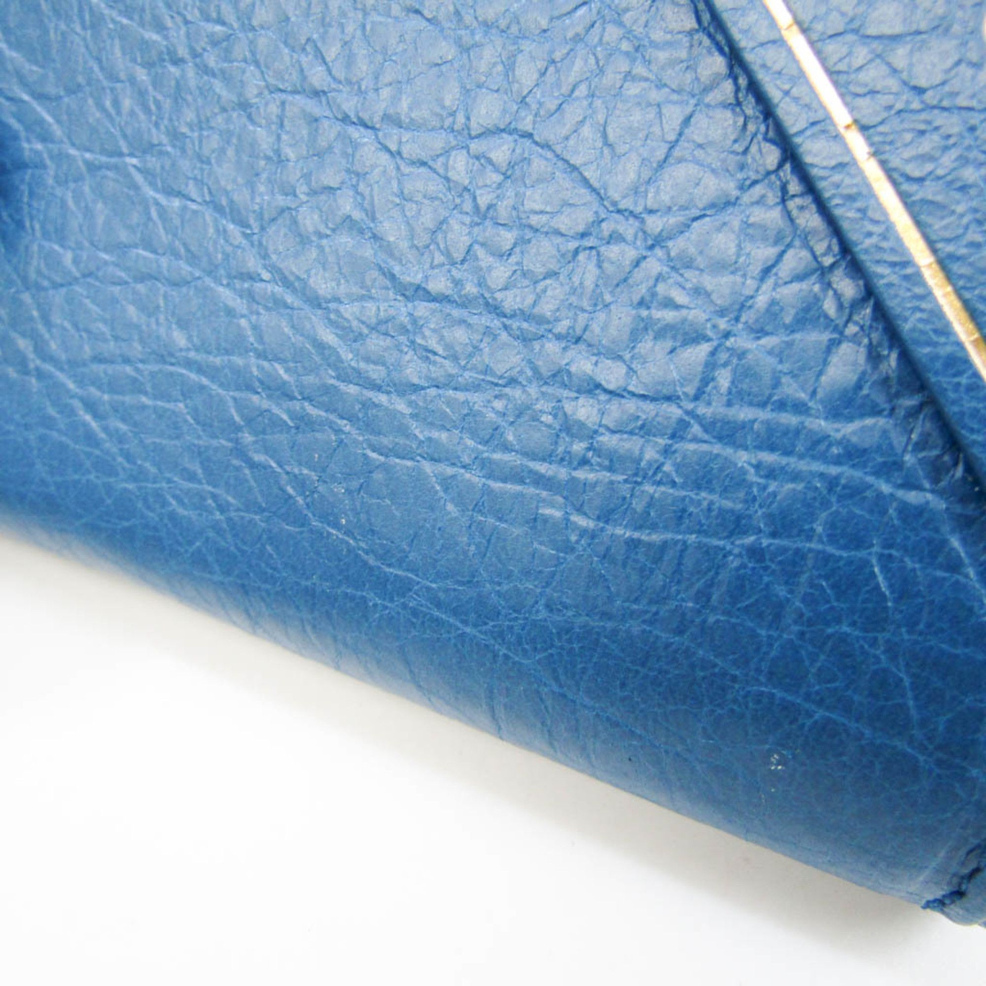 Balenciaga Blue Leather Wallet (Pre-Owned) Size ONE SIZE - 12 Thumbnail