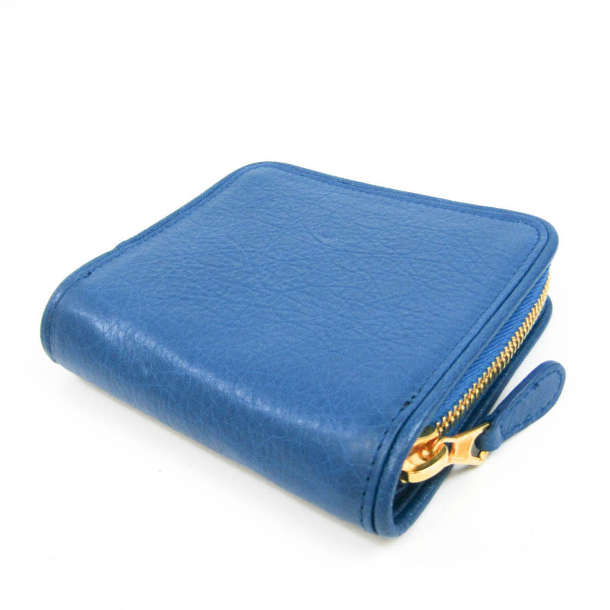 Balenciaga Blue Leather Wallet (Pre-Owned) Size ONE SIZE - 2 Thumbnail