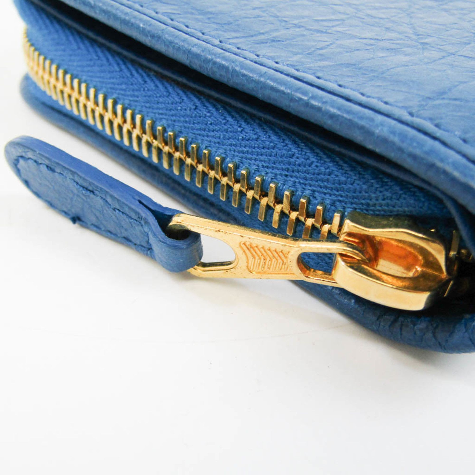 Balenciaga Blue Leather Wallet (Pre-Owned) Size ONE SIZE - 10 Thumbnail
