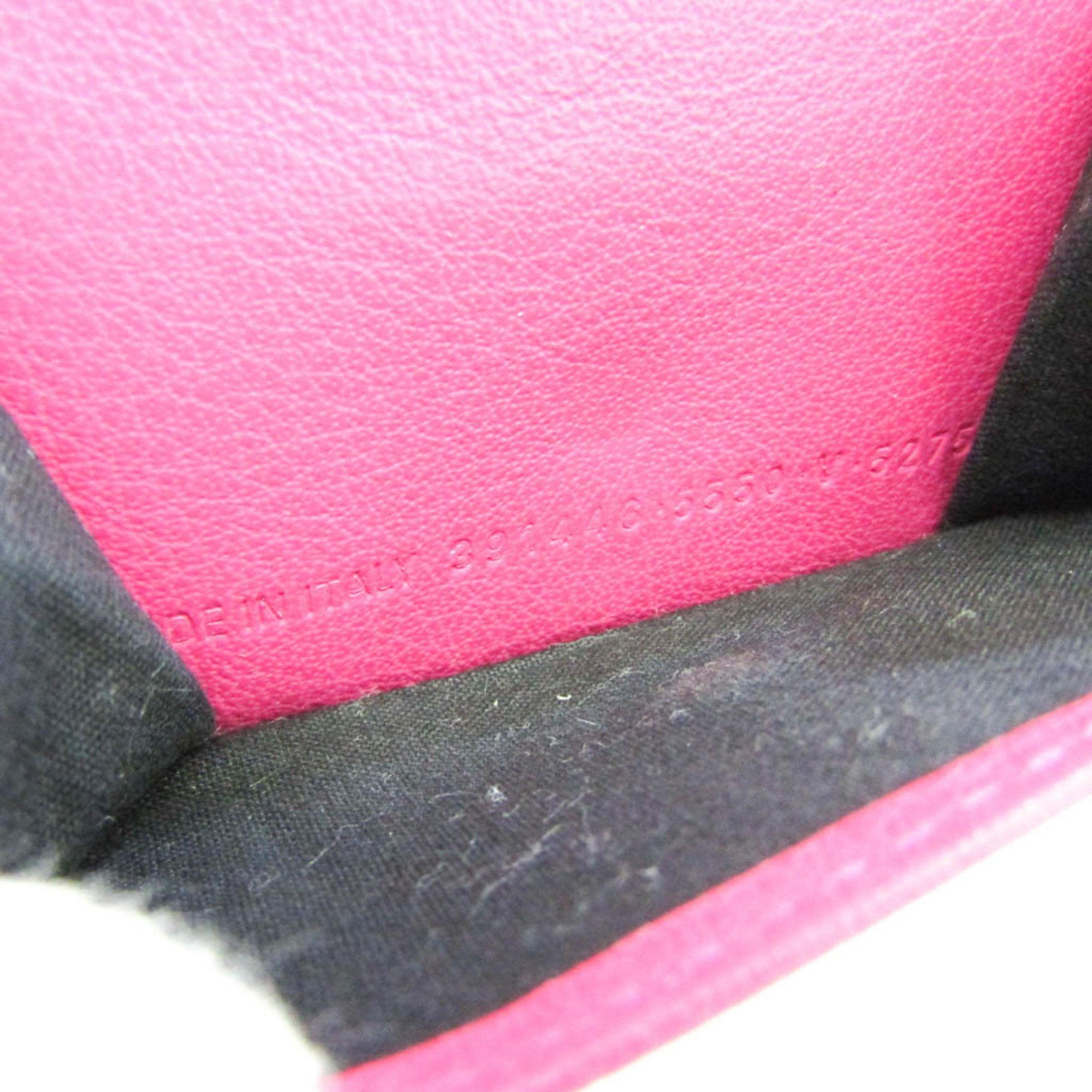 Balenciaga Papier Pink Leather Wallet (Pre-Owned) Size ONE SIZE - 5 Thumbnail