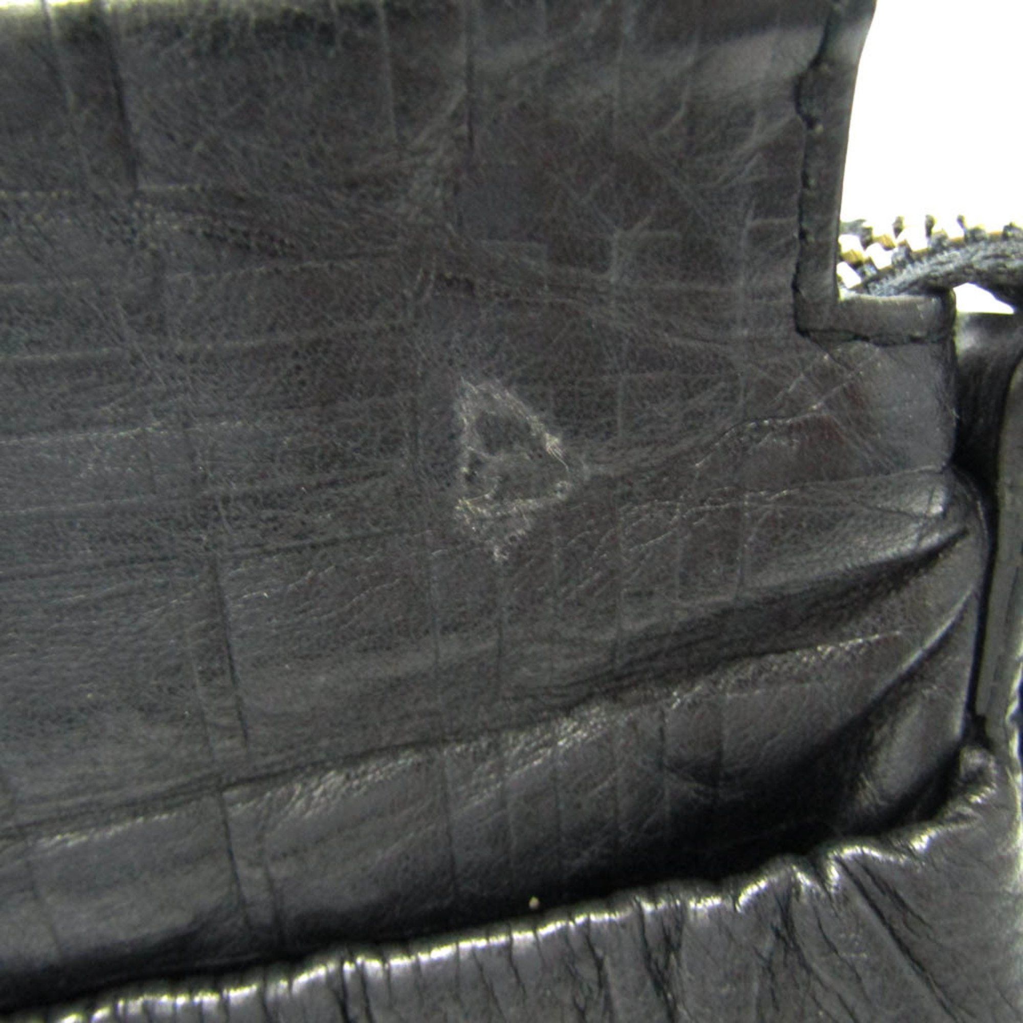 Burberry Black Leather Shoulder Bag (Pre-Owned) Size ONE SIZE - 11 Thumbnail