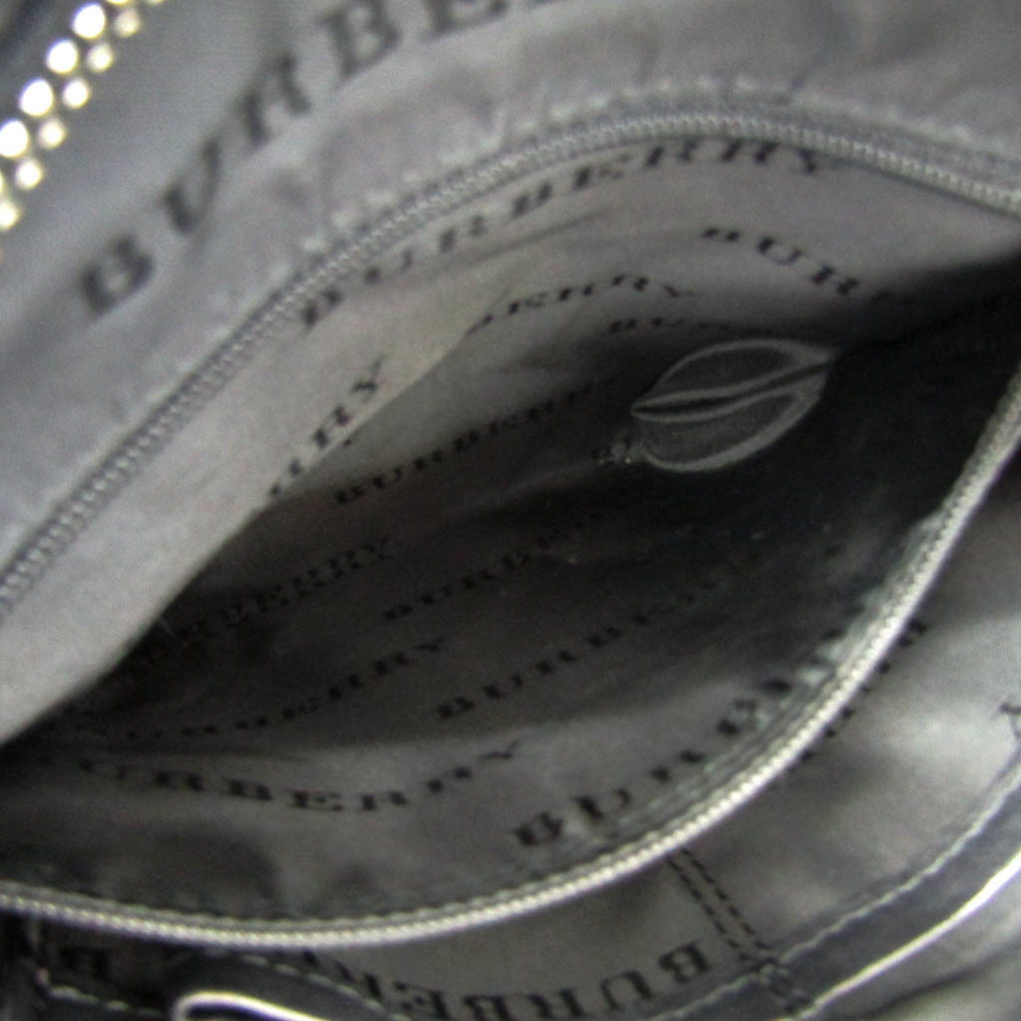Burberry Black Leather Shoulder Bag (Pre-Owned) Size ONE SIZE - 10 Thumbnail