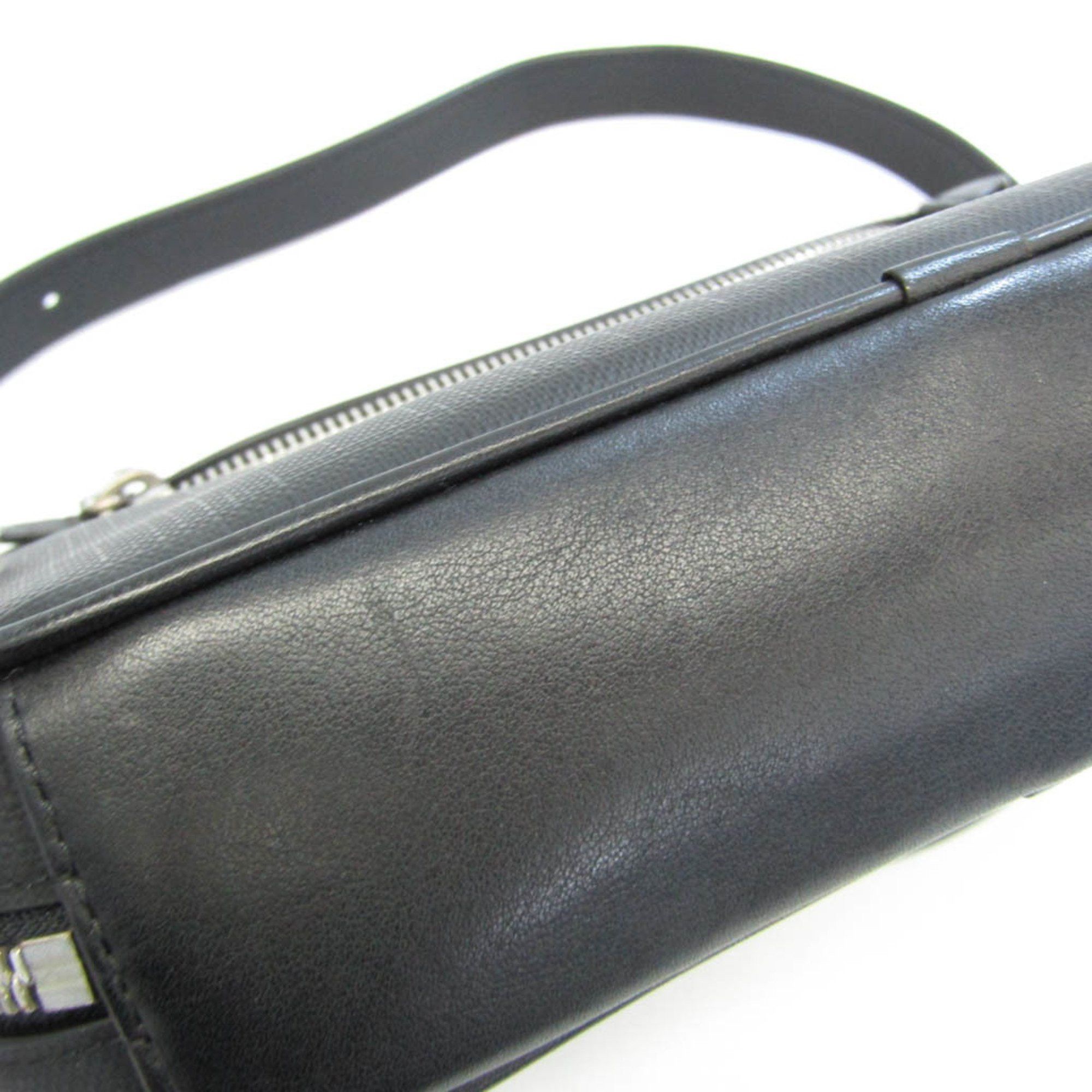 Burberry Black Leather Shopper Bag (Pre-Owned) Size ONE SIZE - 3 Thumbnail