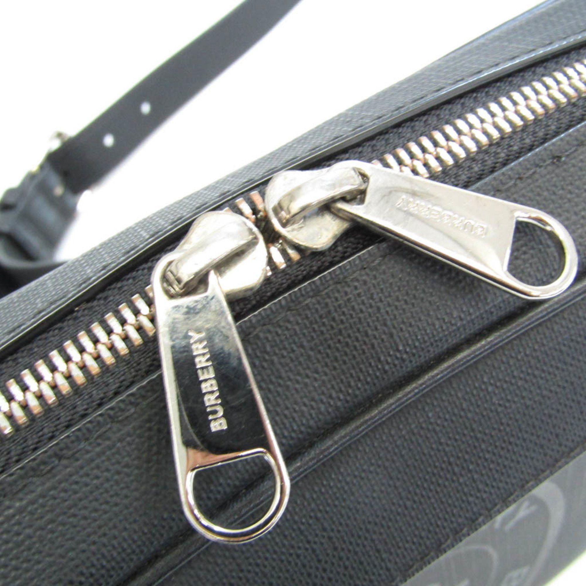 Burberry Black Leather Shopper Bag (Pre-Owned) Size ONE SIZE - 4 Thumbnail
