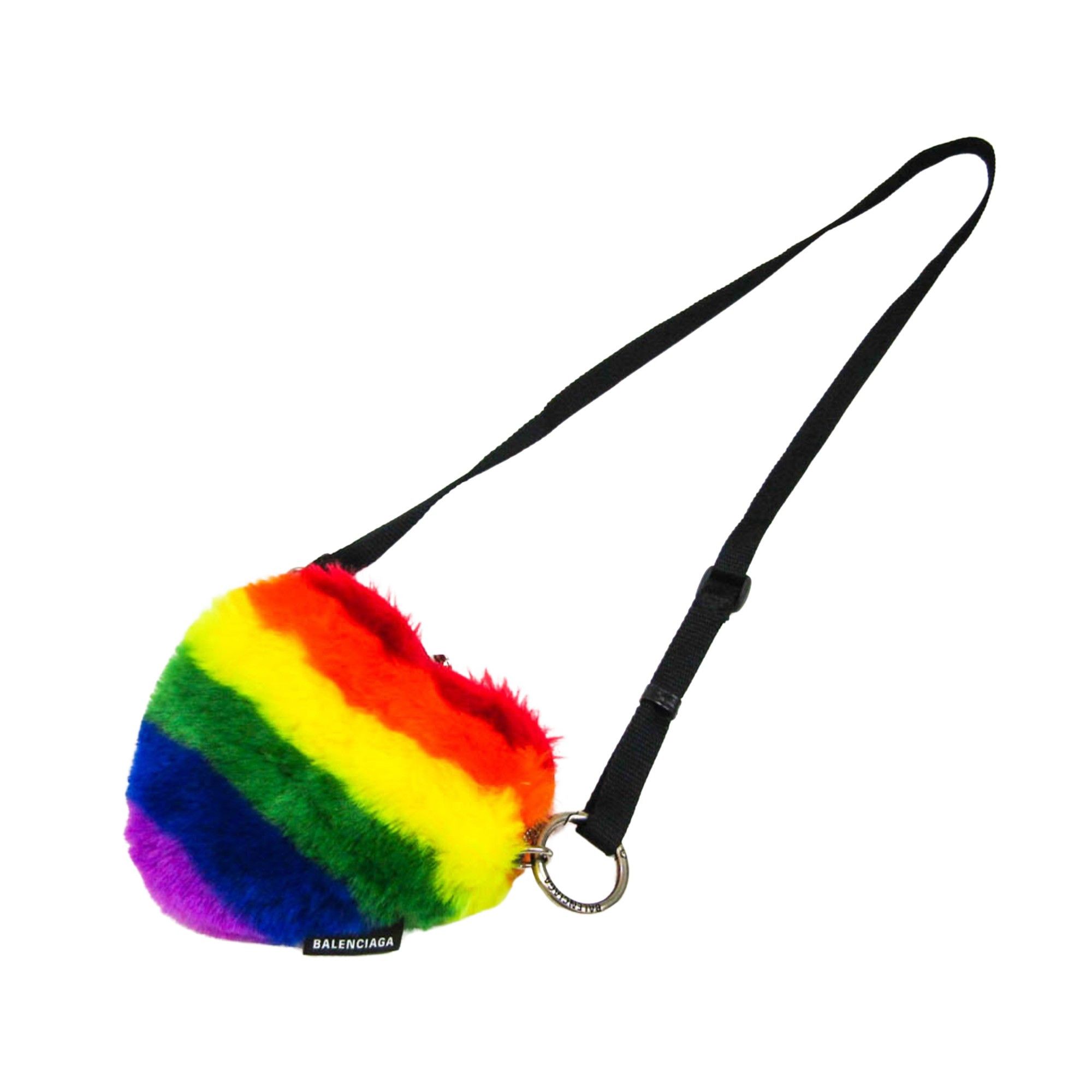 Balenciaga Heart-Shaped Multicolour Fur Shoulder Bag (Pre-Owned) Size ONE SIZE - 2 Thumbnail