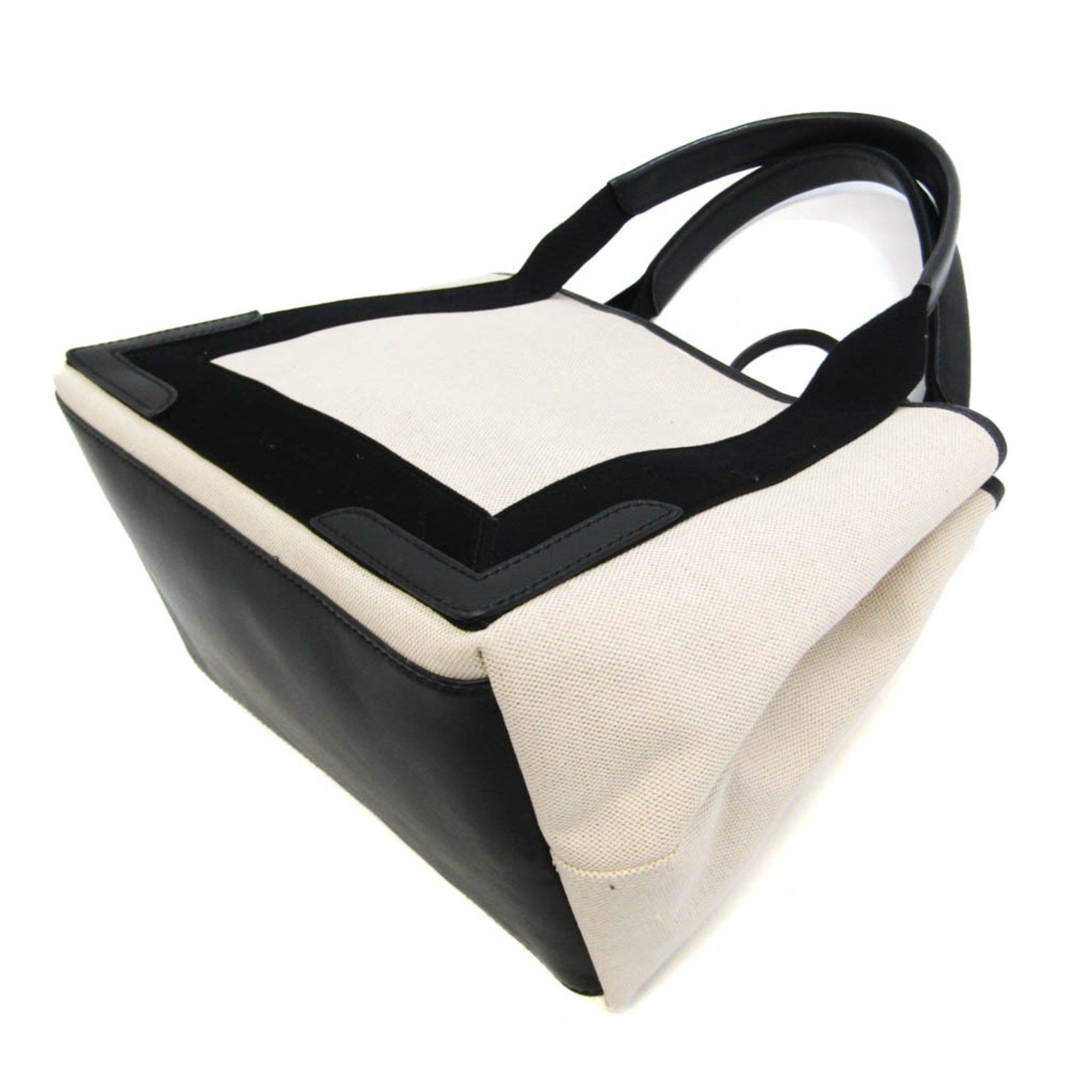 Balenciaga Navy Cabas Multicolour Canvas Handbag (Pre-Owned) Size ONE SIZE - 2 Thumbnail