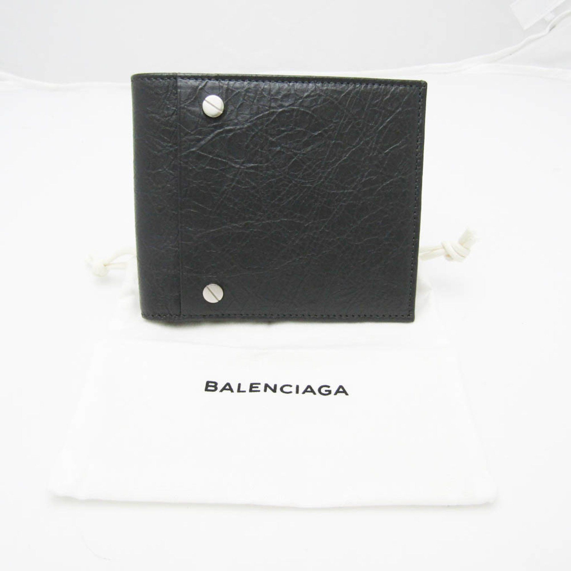 Balenciaga Black Leather Wallet (Pre-Owned) Size ONE SIZE - 7 Thumbnail