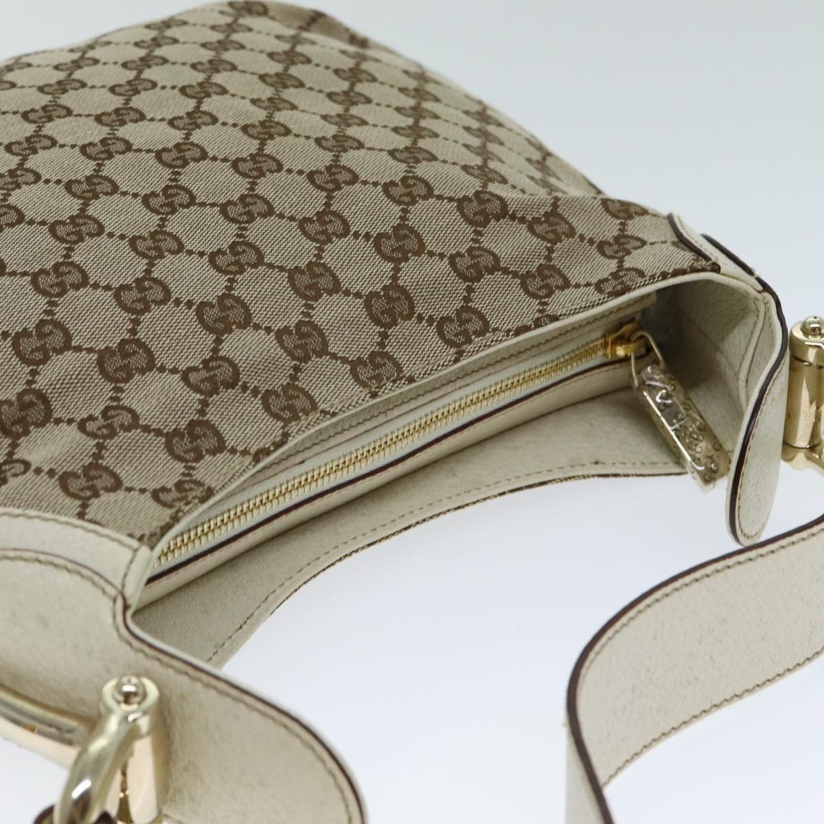 Gucci Gg Canvas Beige Canvas Shoulder Bag (Pre-Owned) Size ONE SIZE - 4 Thumbnail