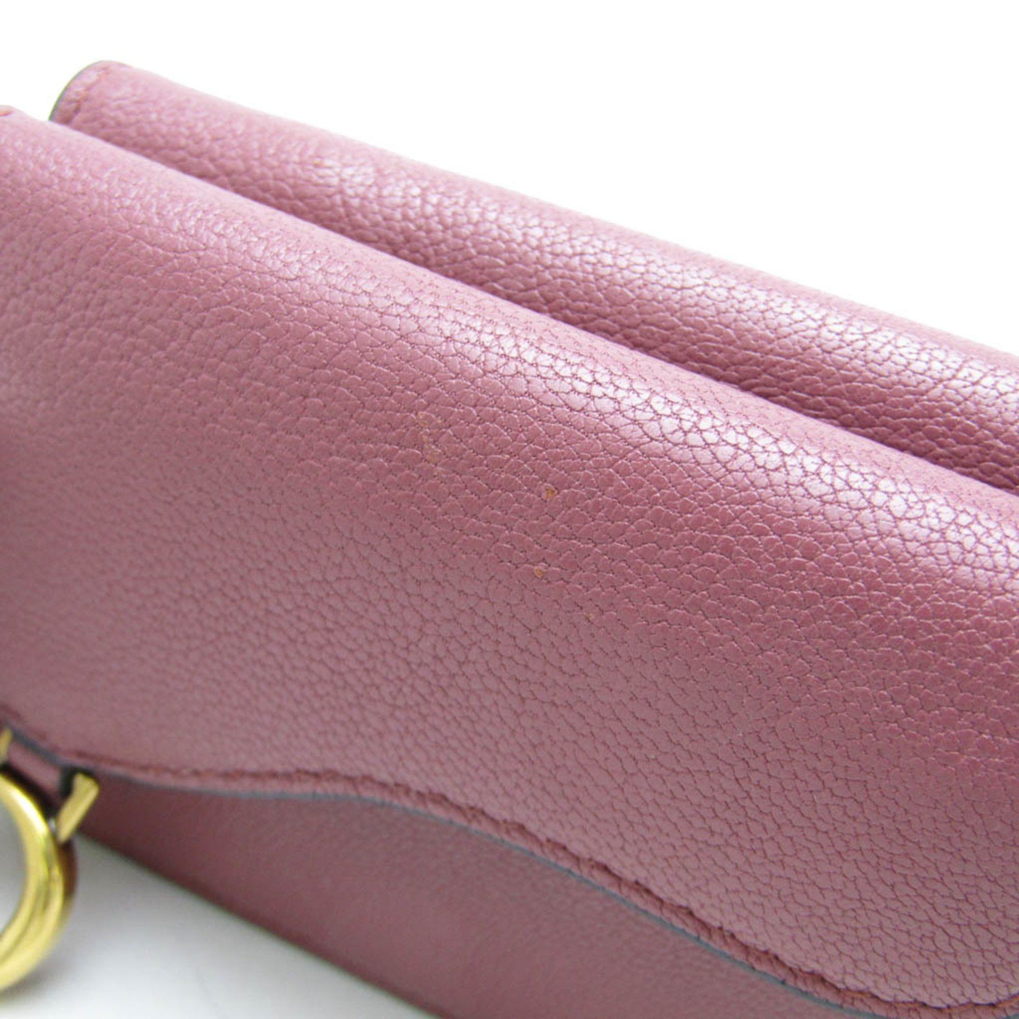 Dior Saddle Pink Leather Wallet (Pre-Owned) Size ONE SIZE - 10 Thumbnail