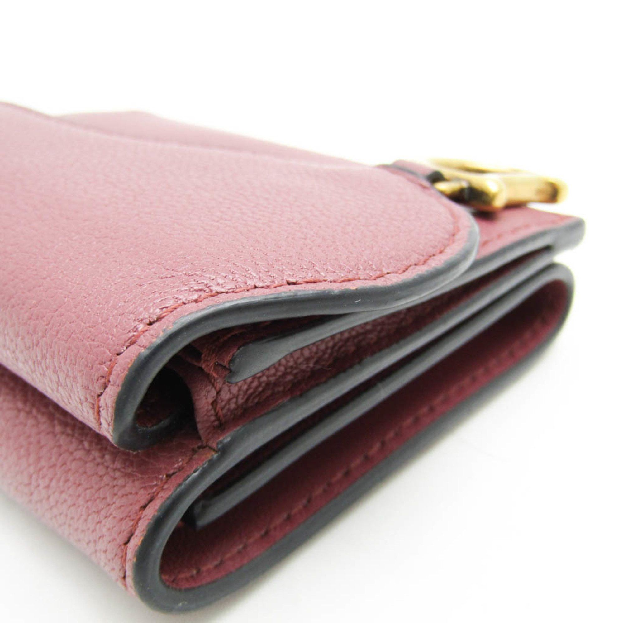 Dior Saddle Pink Leather Wallet (Pre-Owned) Size ONE SIZE - 12 Thumbnail
