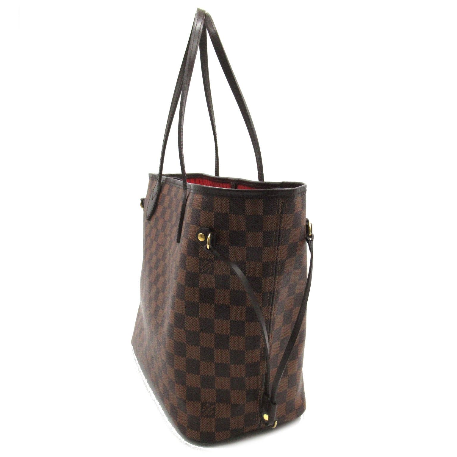 Louis Vuitton Louis Vuitton Neverfull Mm Tote Bag Handbag Coated Canvas Damier Brown Ebene Size ONE SIZE - 4 Thumbnail