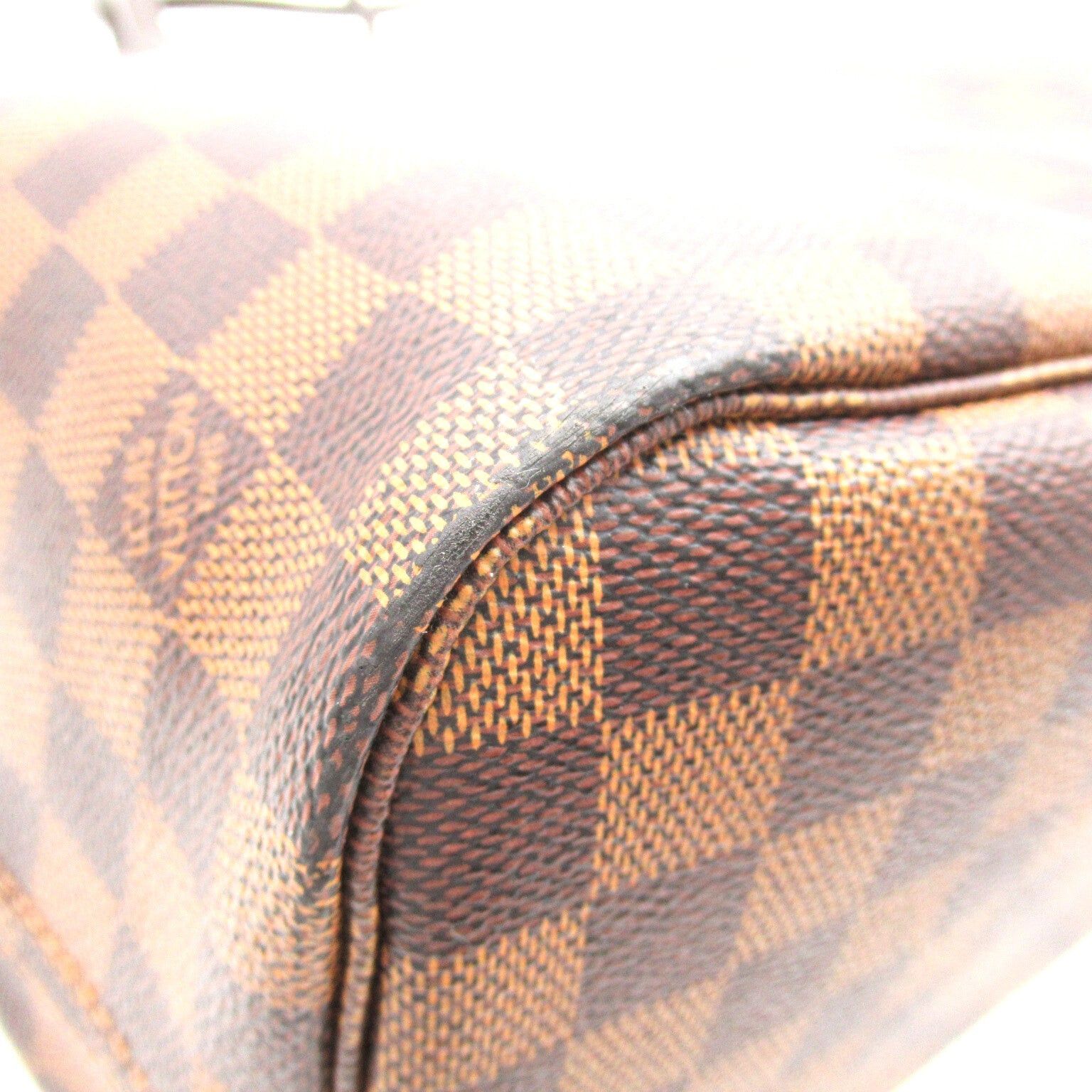 Louis Vuitton Louis Vuitton Neverfull Mm Tote Bag Handbag Coated Canvas Damier Brown Ebene Size ONE SIZE - 17 Thumbnail