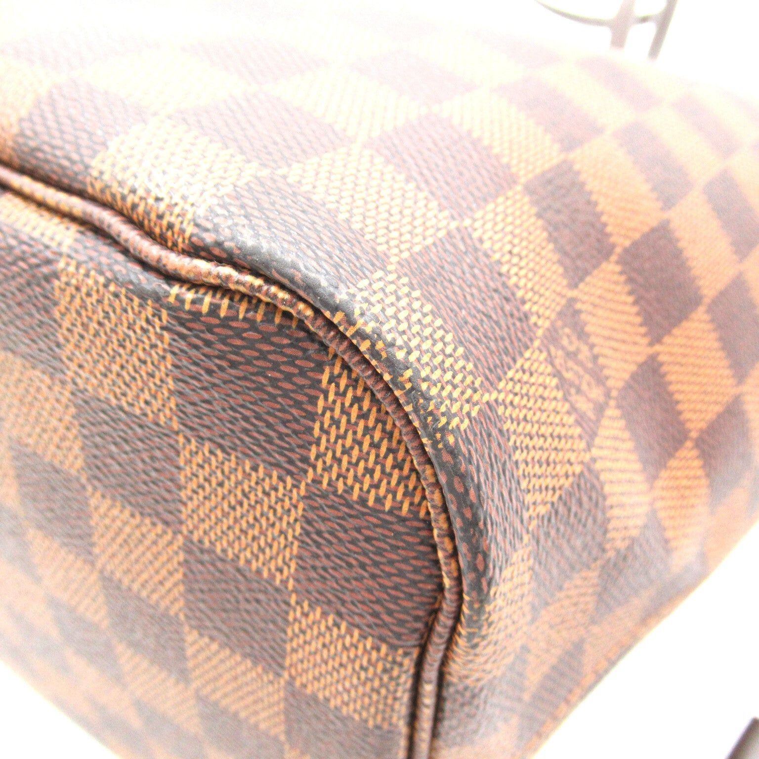 Louis Vuitton Louis Vuitton Neverfull Mm Tote Bag Handbag Coated Canvas Damier Brown Ebene Size ONE SIZE - 19 Thumbnail