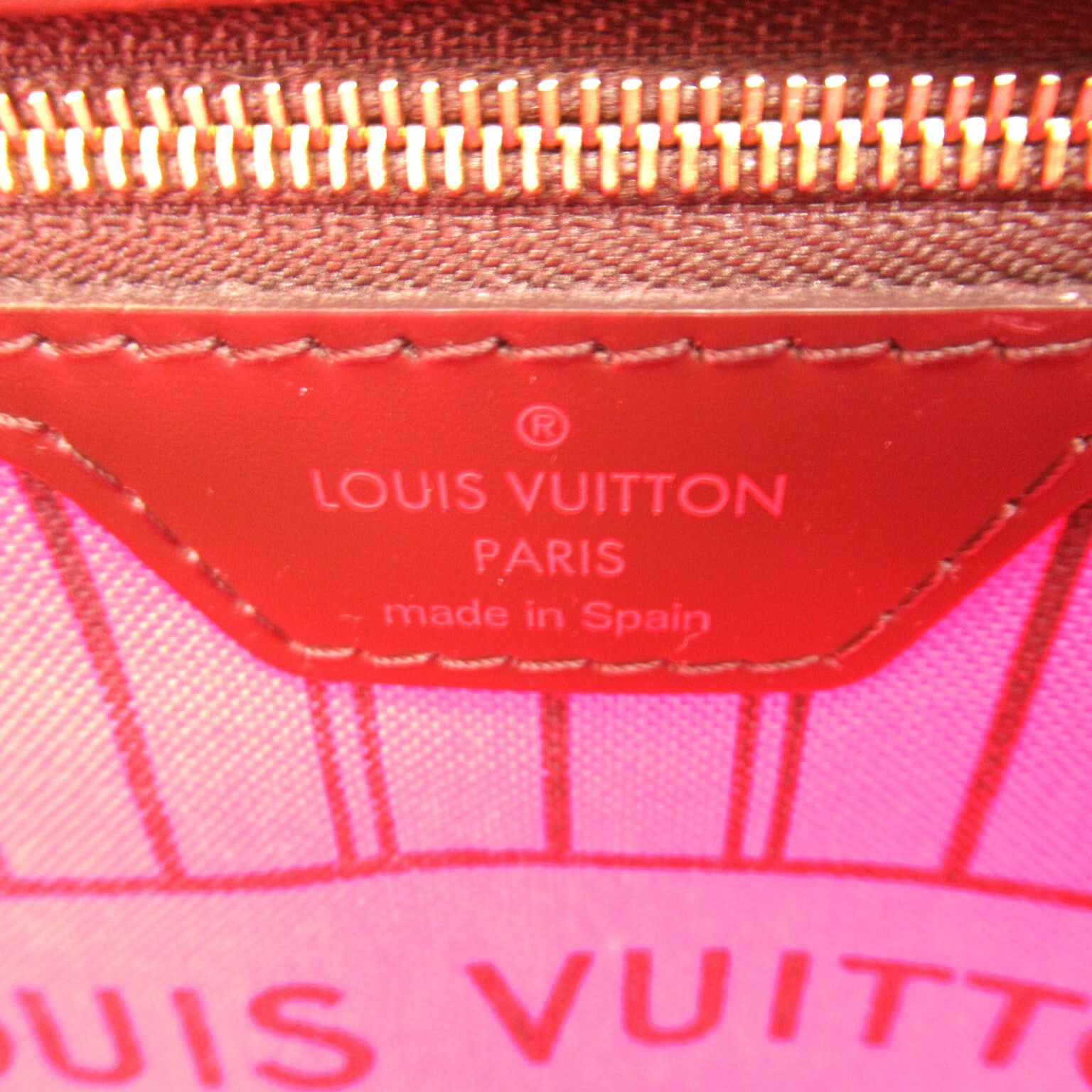 Louis Vuitton Louis Vuitton Neverfull Mm Tote Bag Handbag Coated Canvas Damier Brown Ebene Size ONE SIZE - 8 Thumbnail