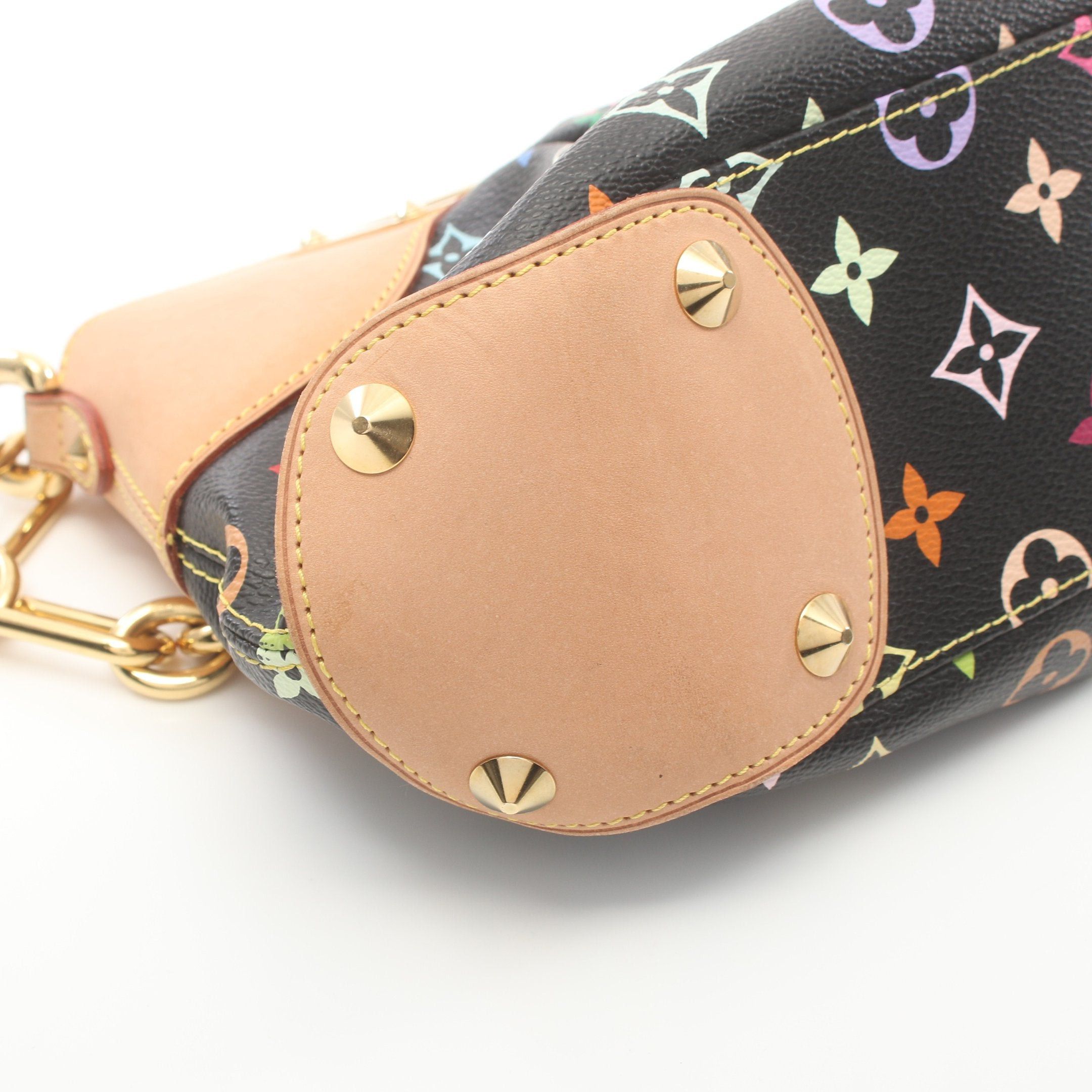 Louis Vuitton Louis Vuitton Judy Pm Monogram Multicolor Noir Chain Shoulder Bag Leather Black Size ONE SIZE - 5 Thumbnail